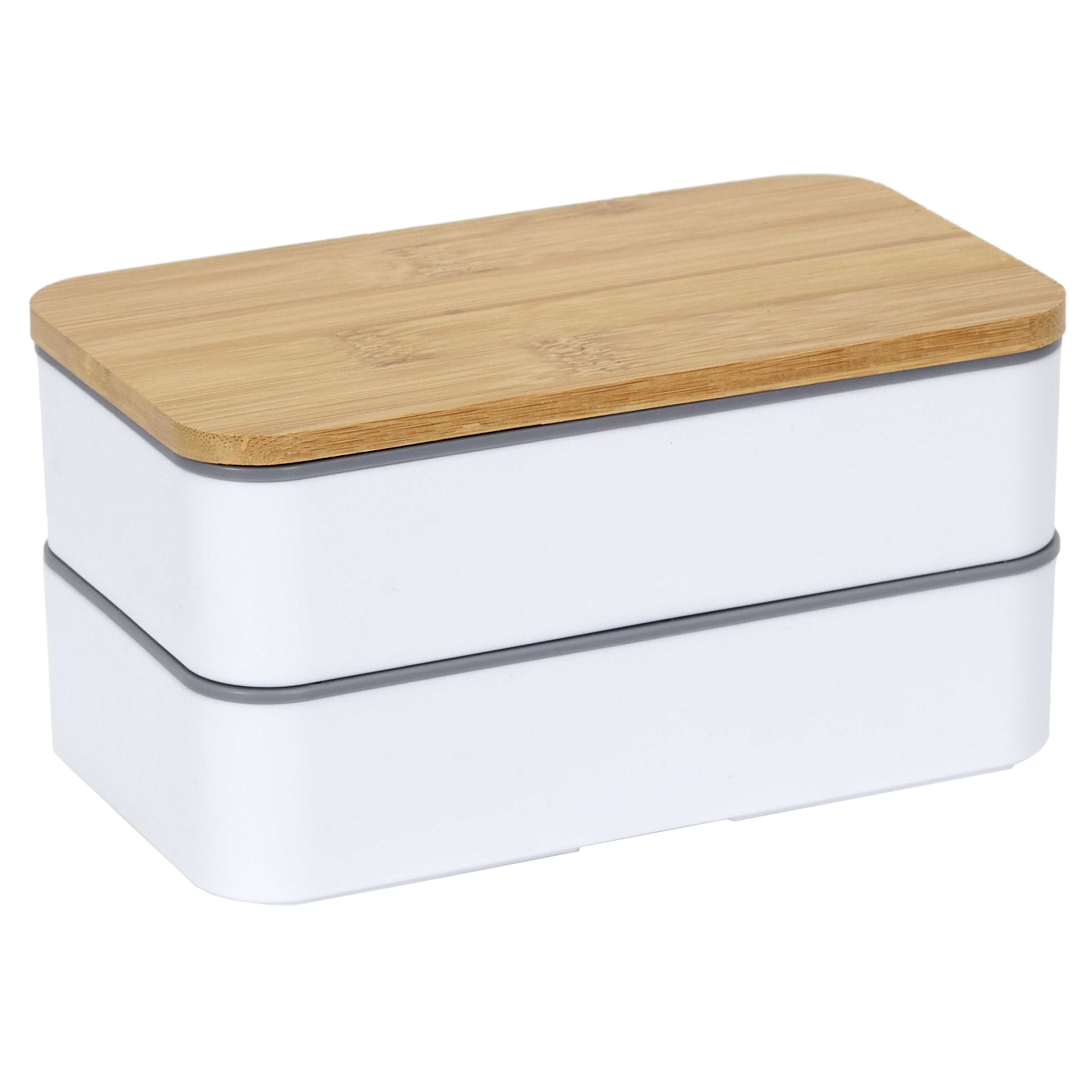 LUNCH BOX 2 NIVEAUX AVEC BANDE ELASTIQUE