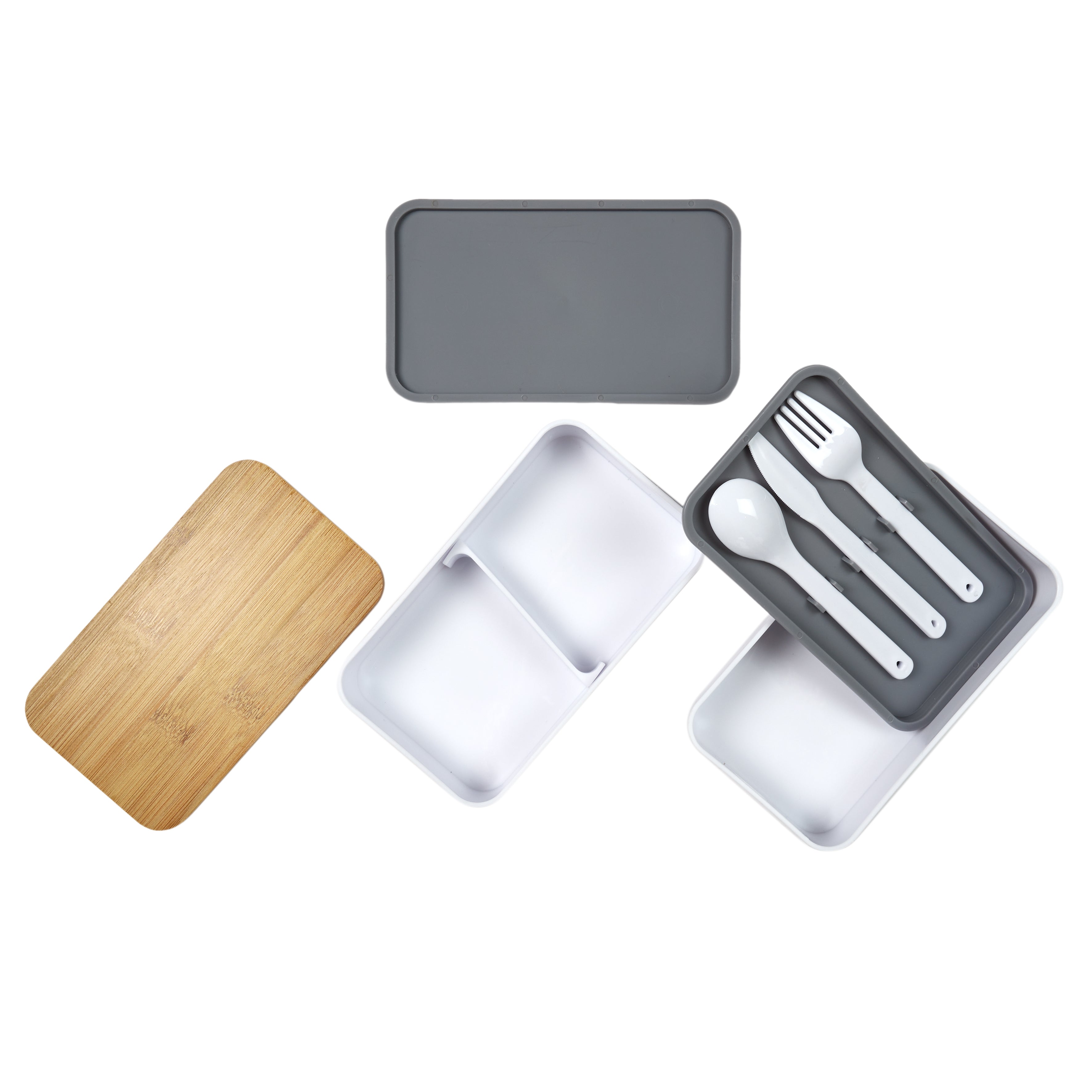 LUNCH BOX 2 NIVEAUX AVEC BANDE ELASTIQUE