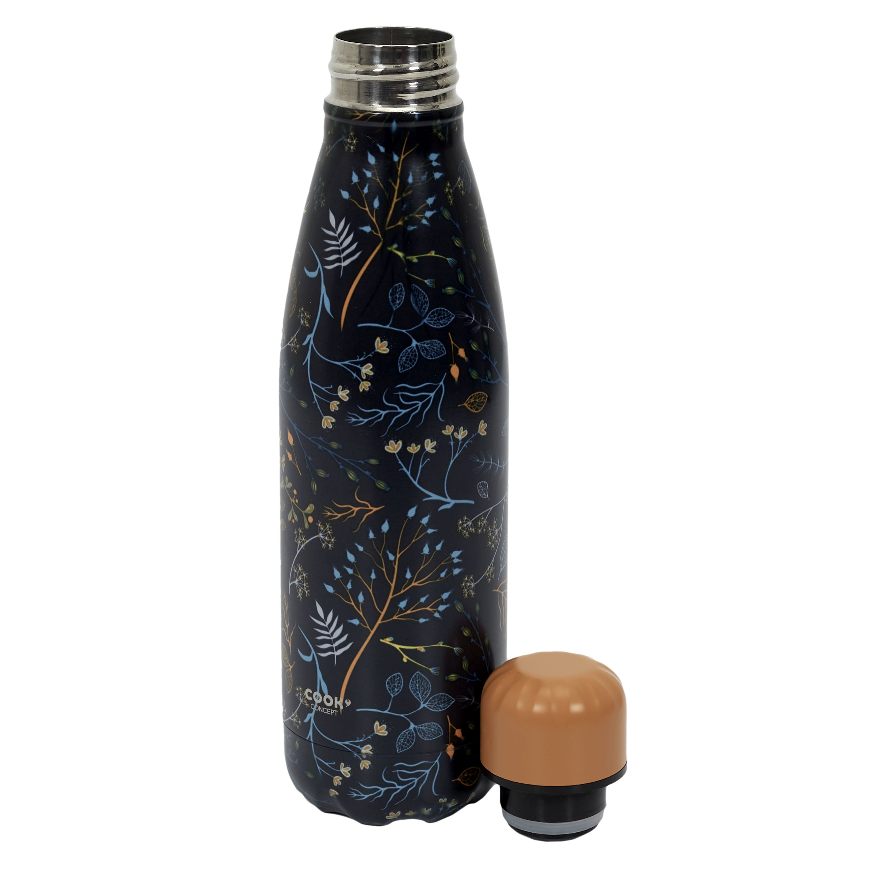 BOUTEILLE ISOTHERME FLEURIE COFFRET 50CL
