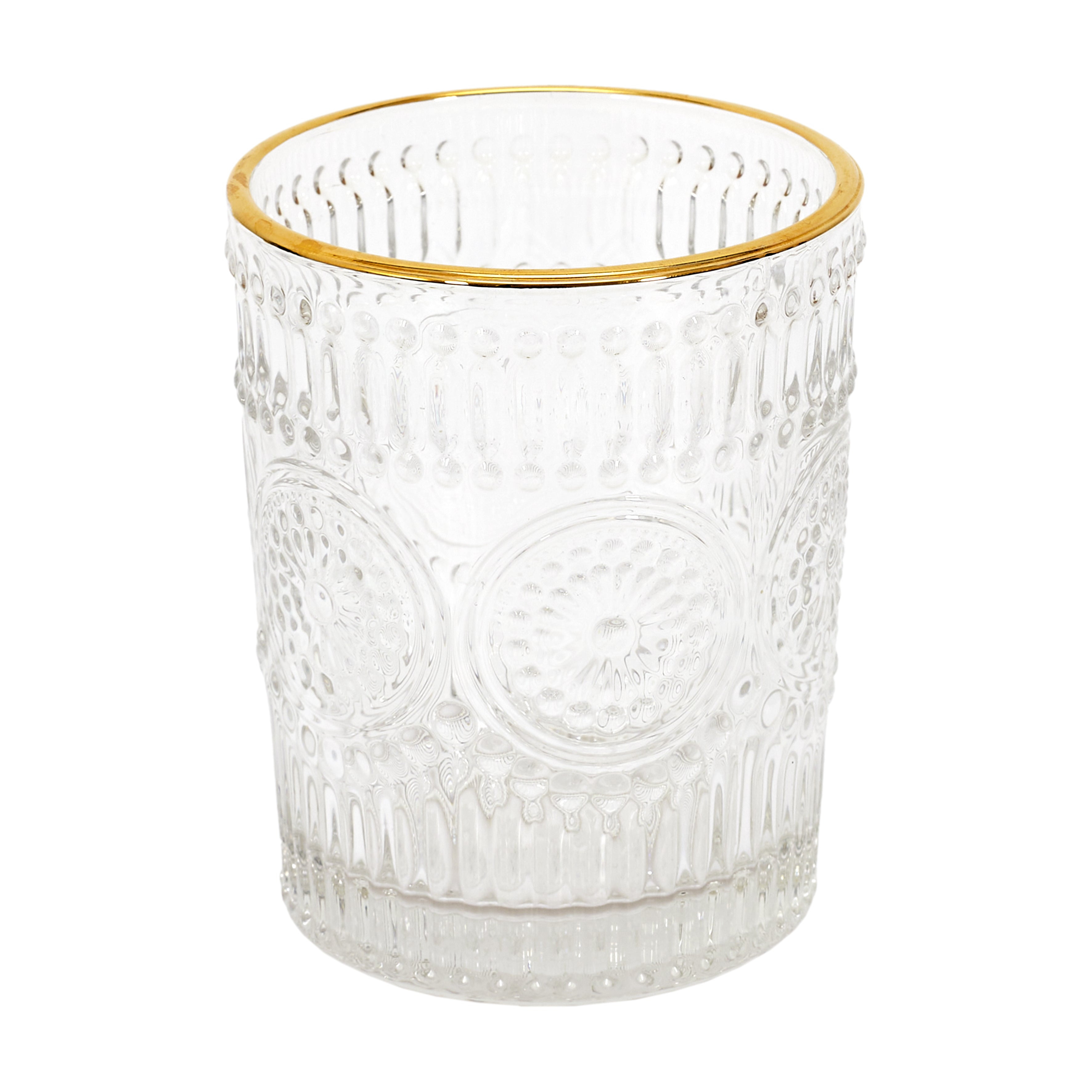 VERRE LISERE DORE 25CL - LOT DE 6