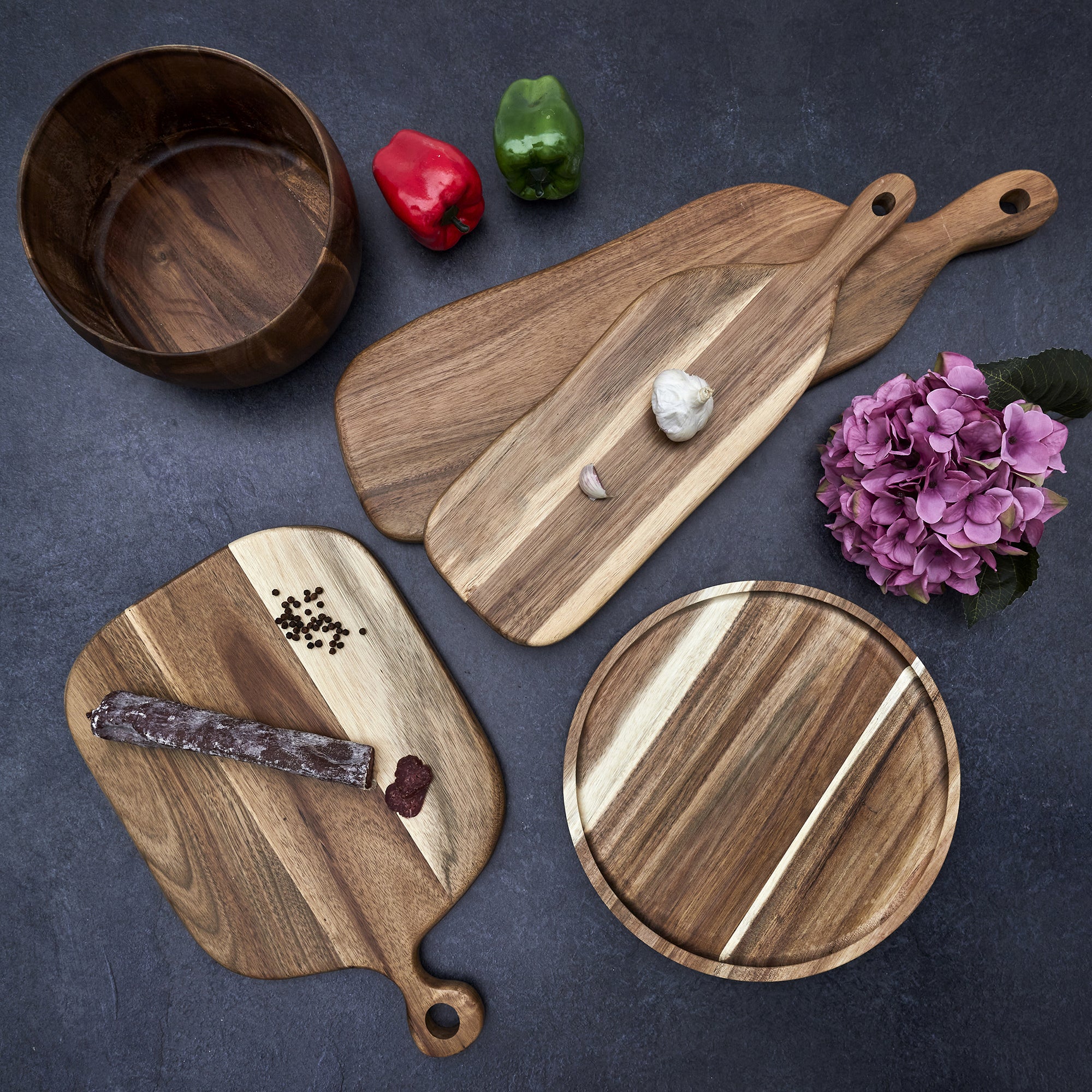 PLANCHE DE PRESENTATION ACACIA 64X19CM