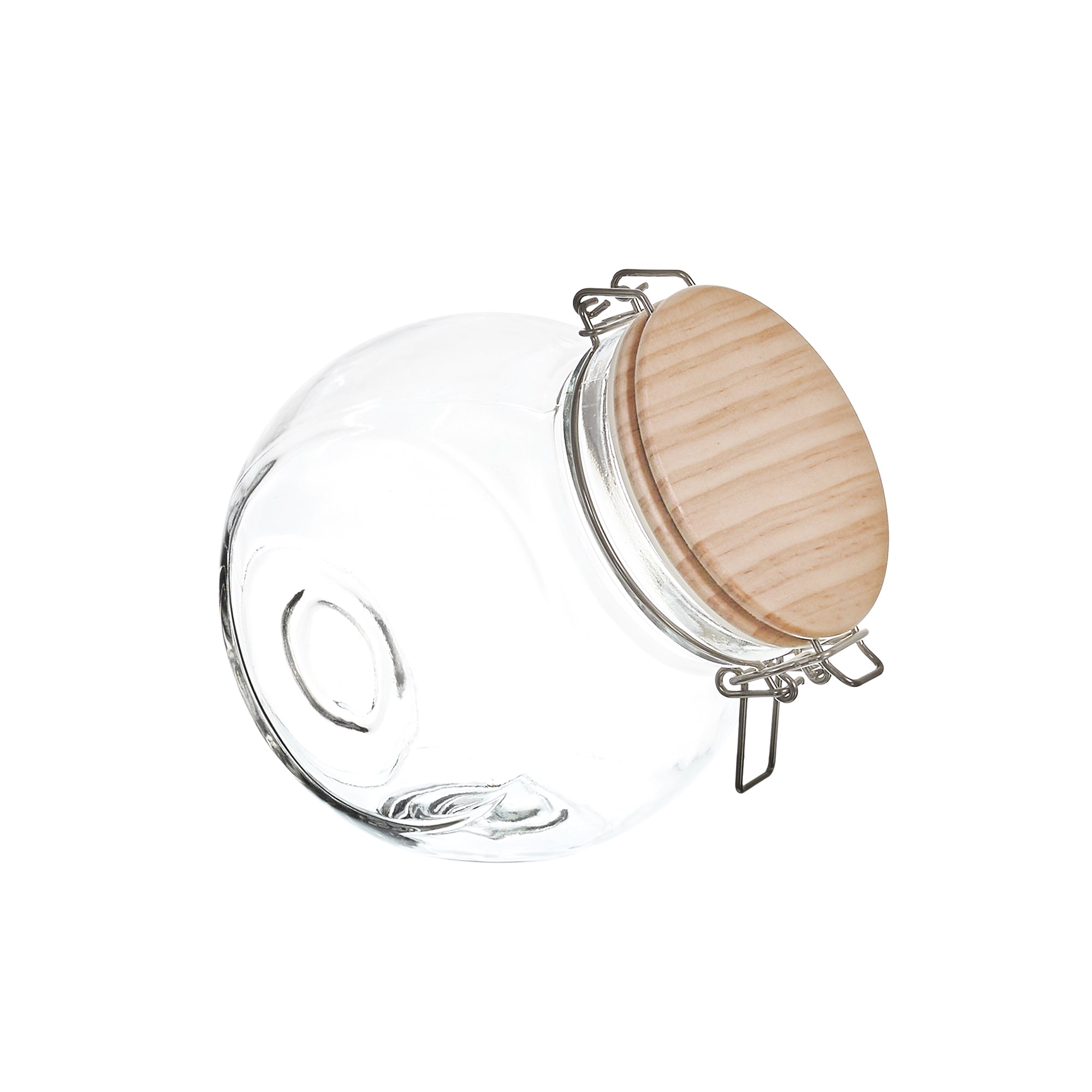 BOCAL DE CONSERVATION ROND COUVERCLE BOIS 1.3L