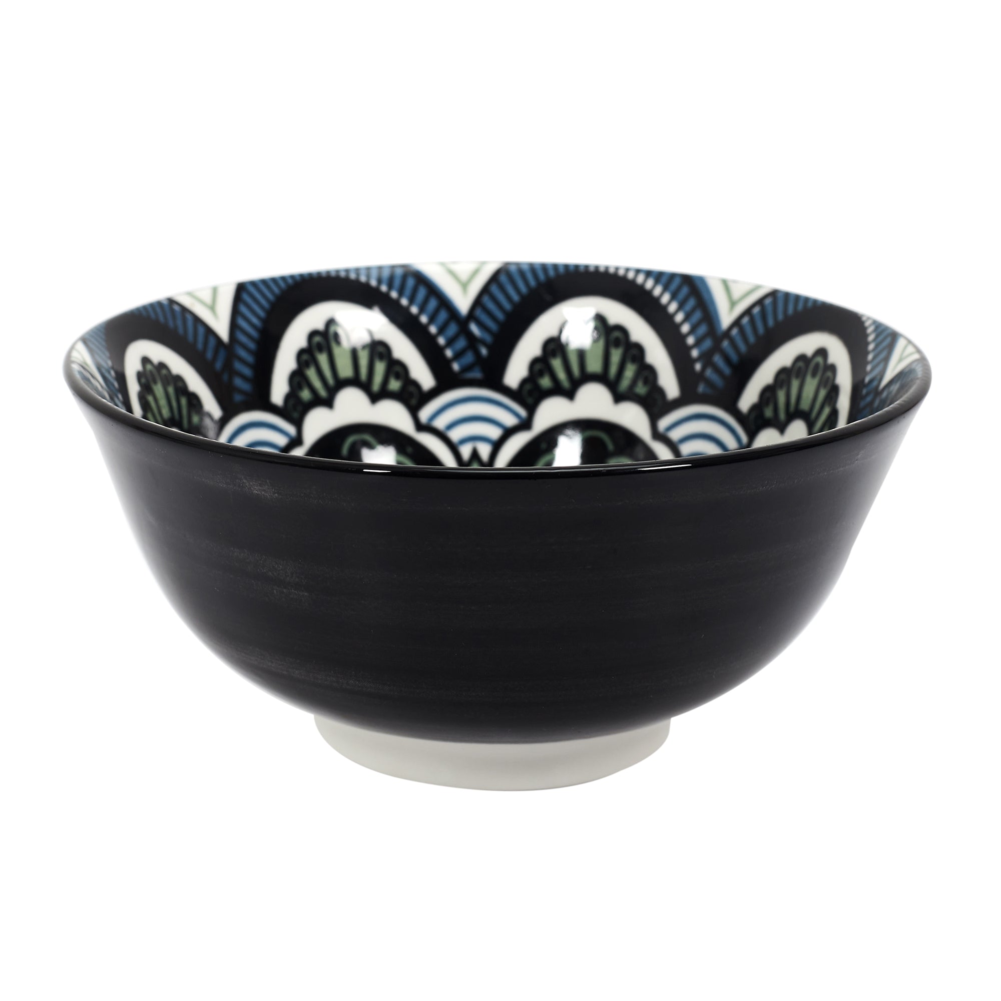 COUPELLE MANDALA BLEU D15CM