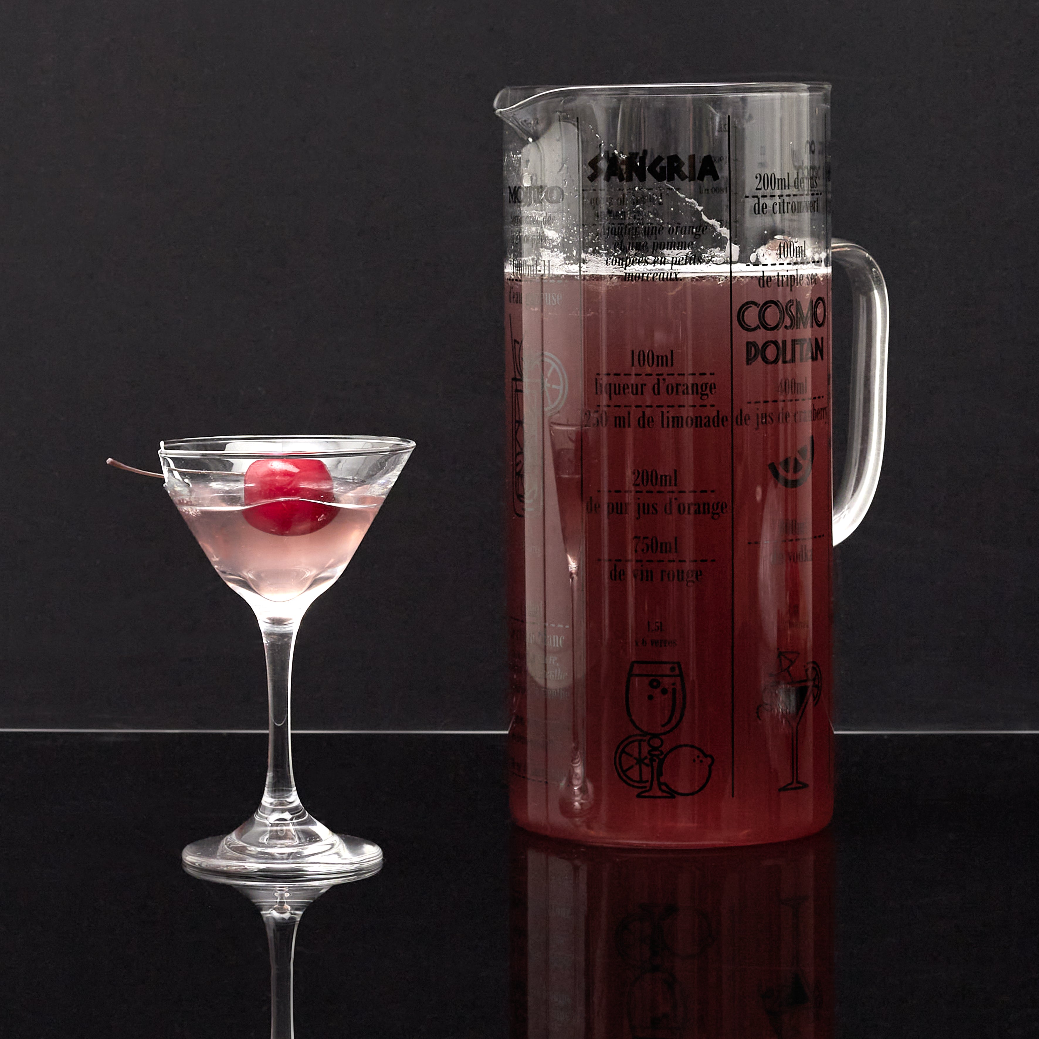 PICHET AVEC RECETTE COCKTAIL 2L