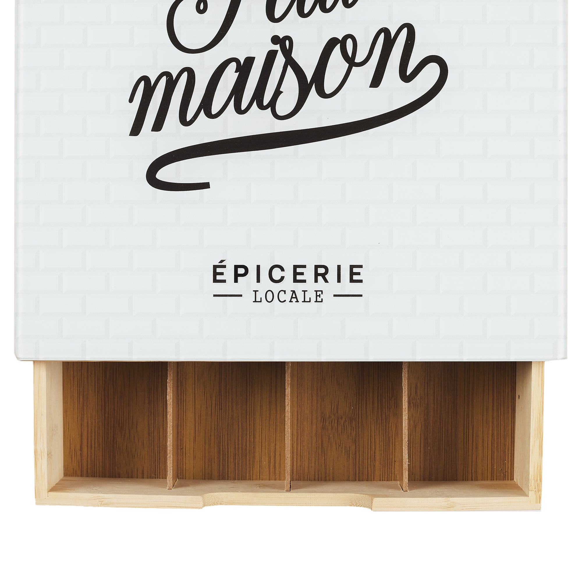 PORTE CAPSULE TIROIR BOIS ET VERRE BROOKLYN