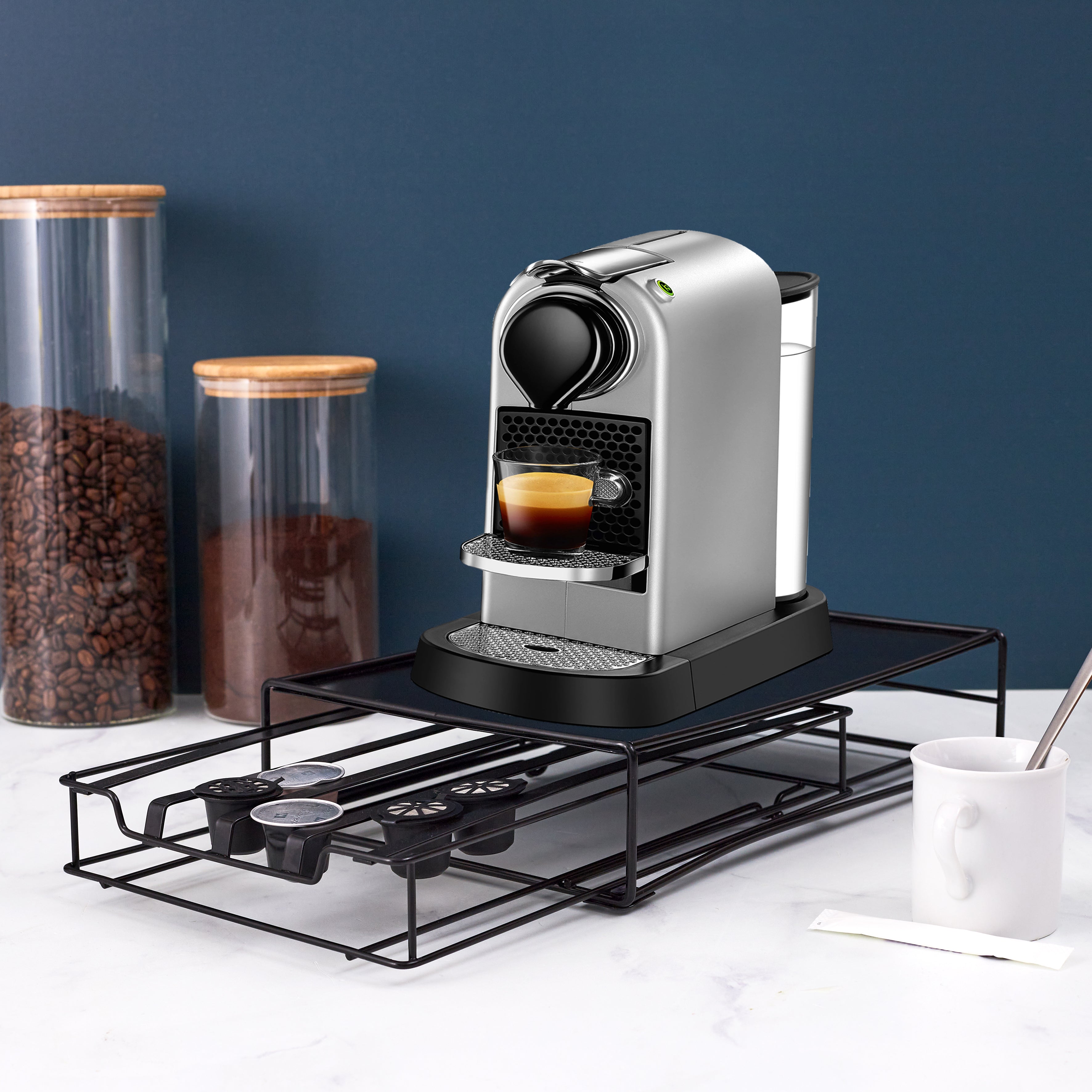 PORTE CAPSULE METAL TIROIR COMPATIBLE NESPRESSO