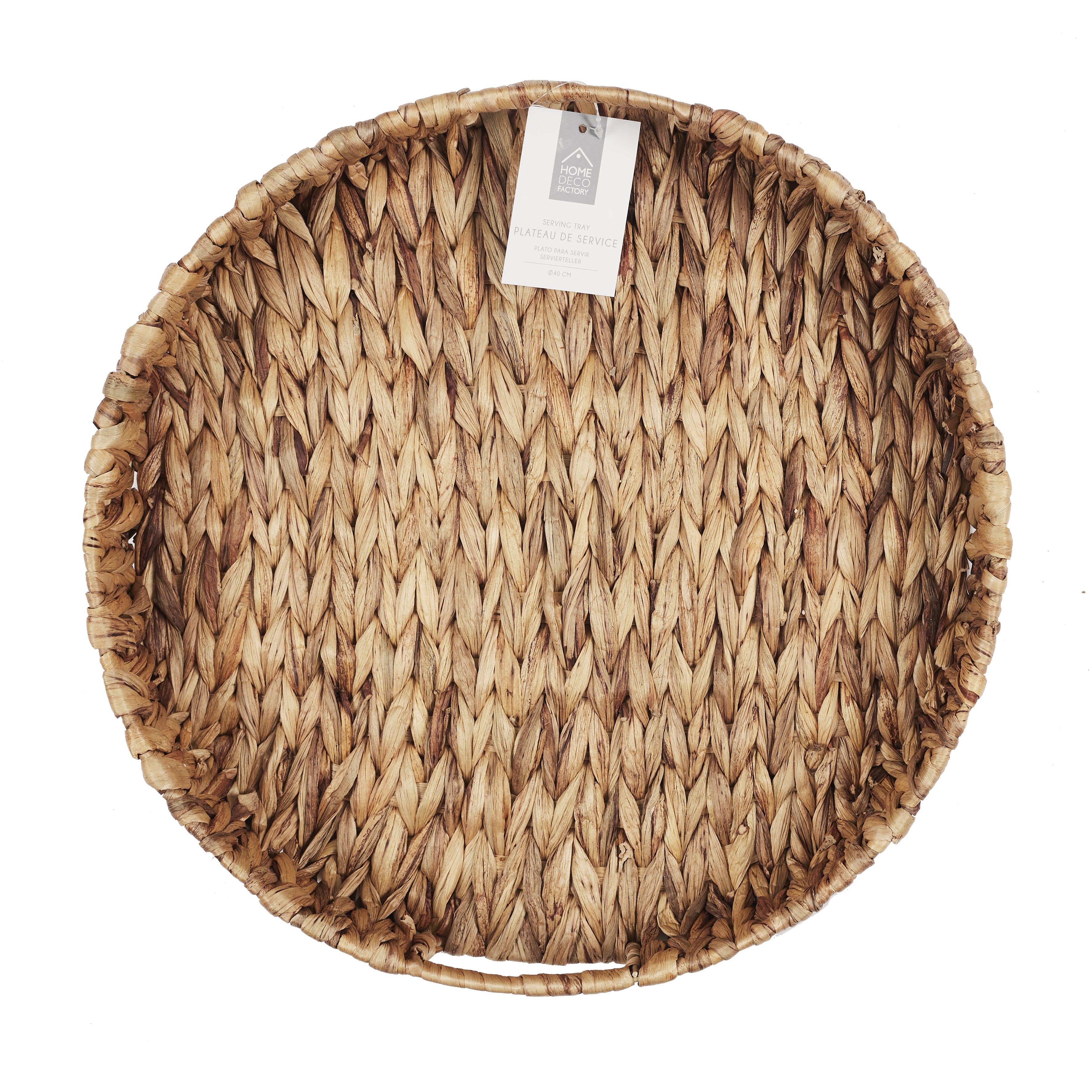 PLATEAU TRESSAGE NATUREL D40CM