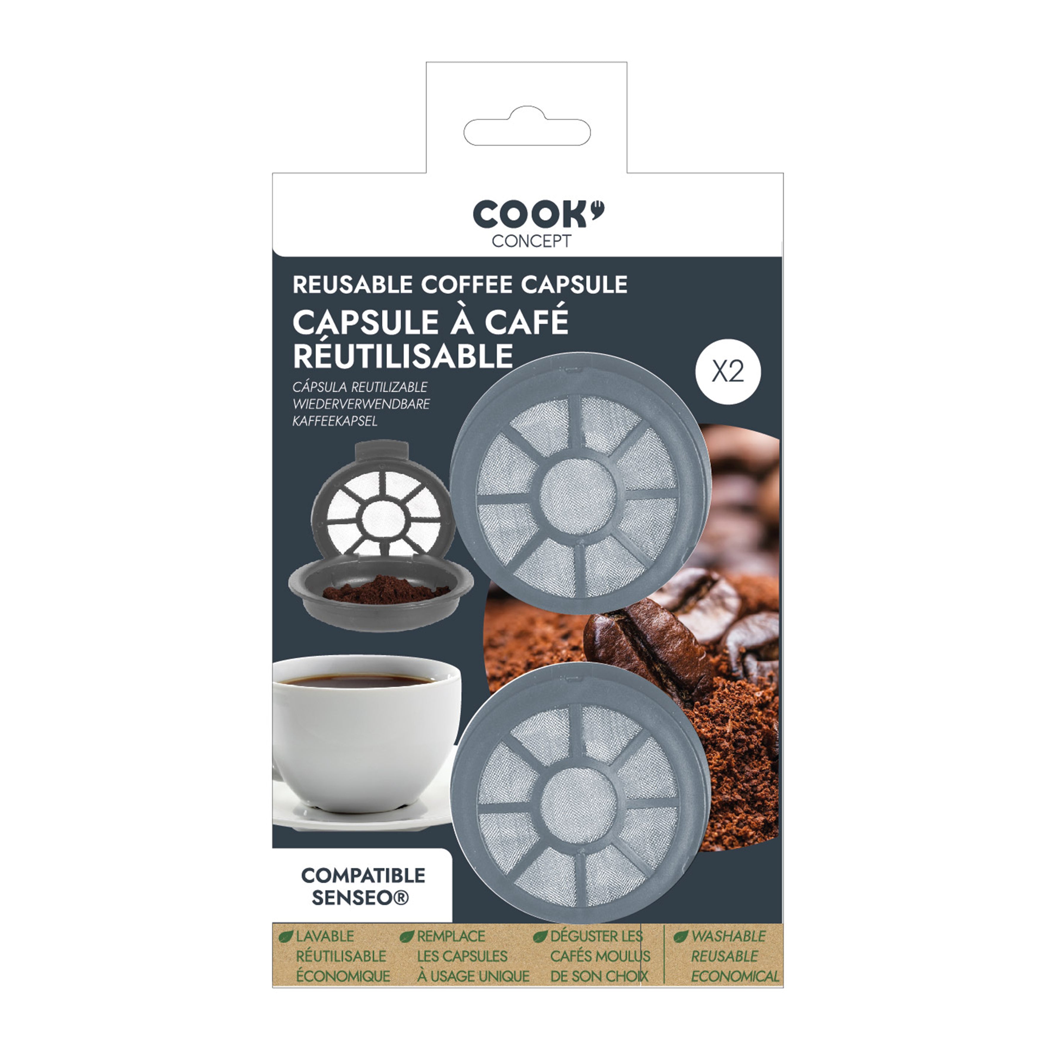 FILTRE CAFE COMPATIBLE SENSEO X2