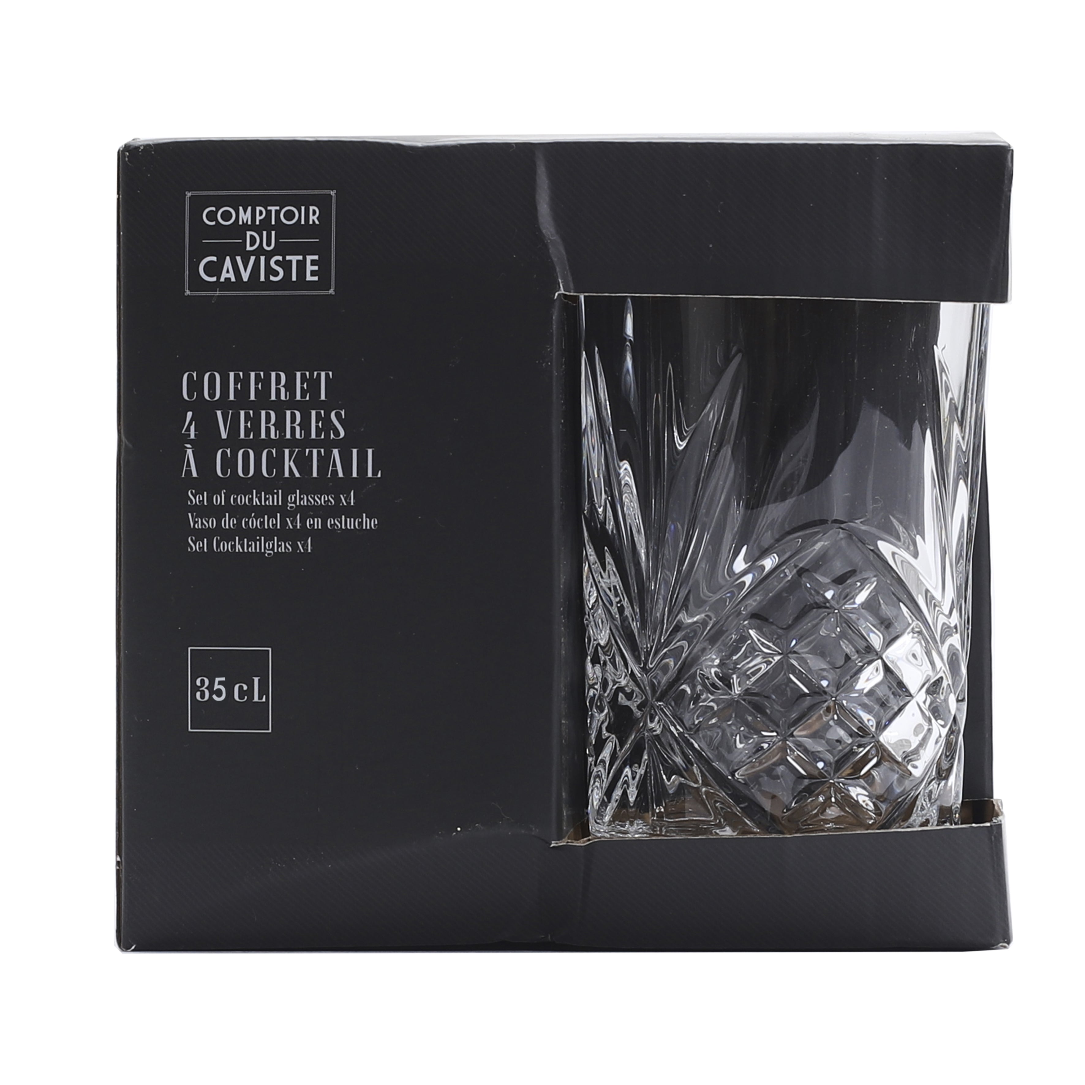 VERRE COCKTAIL X4 35CL