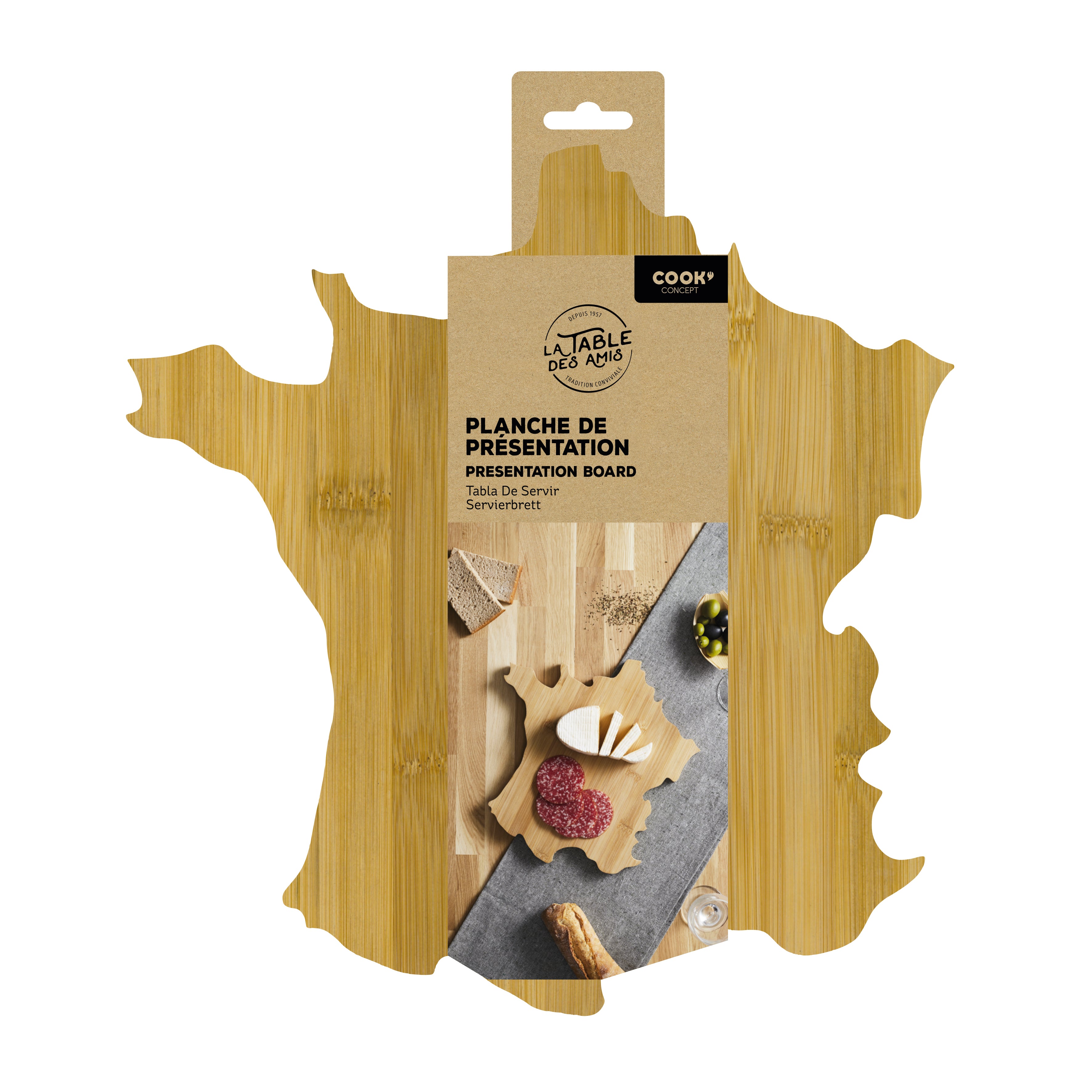 PLANCHE FROMAGE BOIS FORME FRANCE