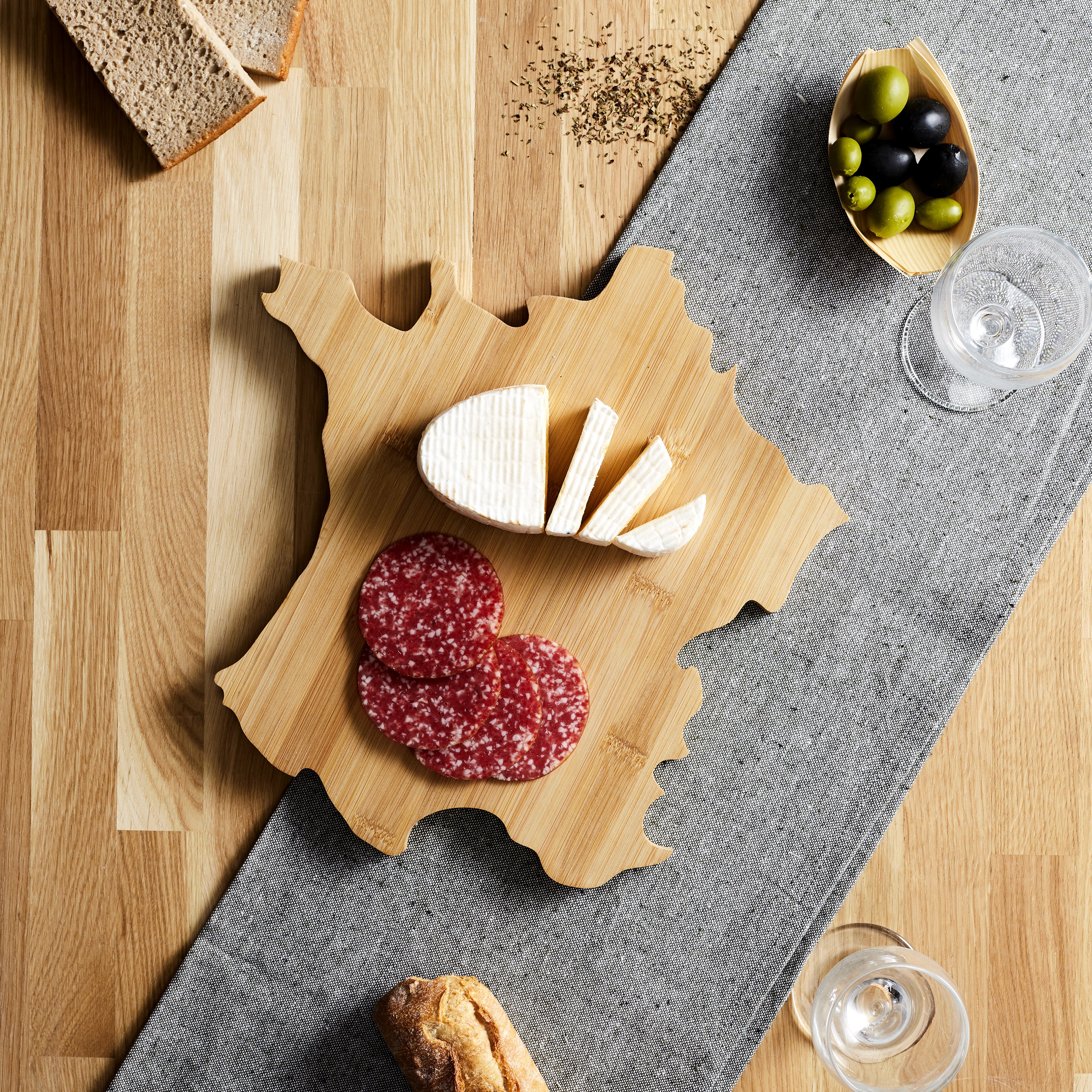 PLANCHE FROMAGE BOIS FORME FRANCE