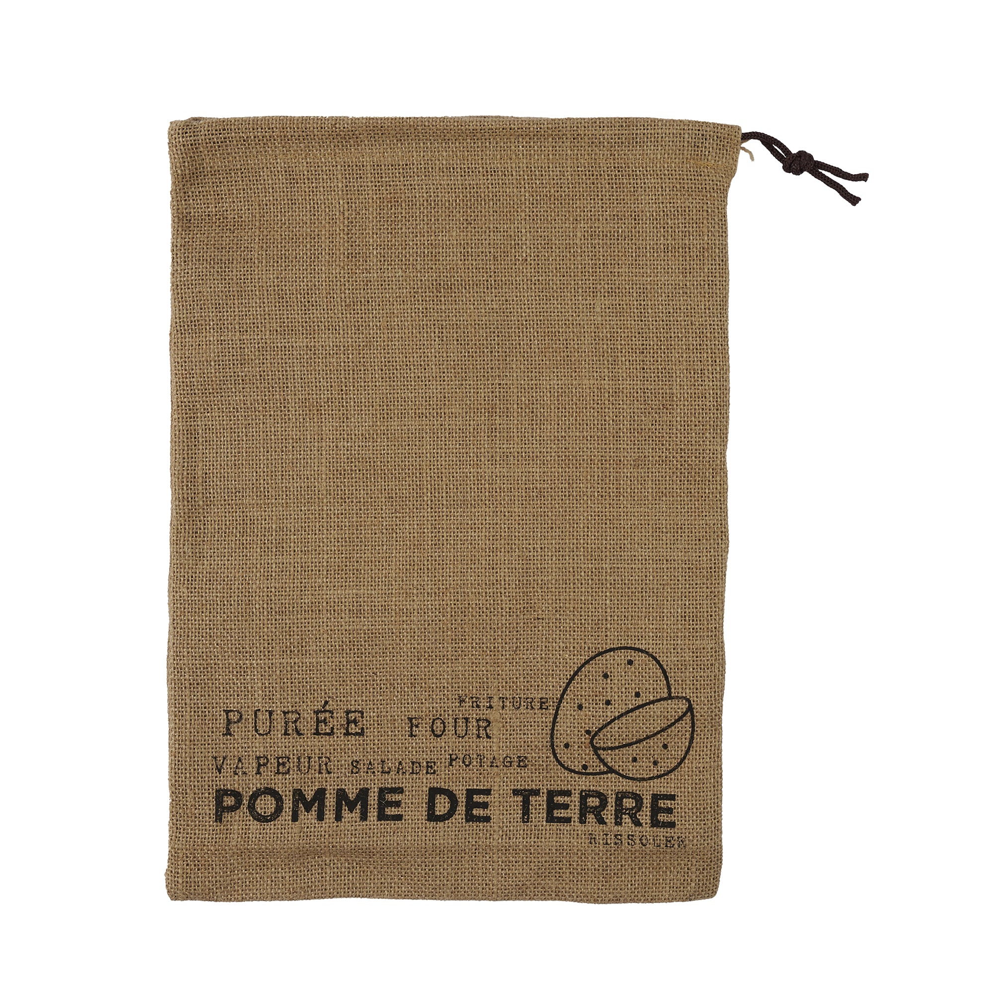 SAC DE CONSERVATION EN TOILE DE JUTE X3
