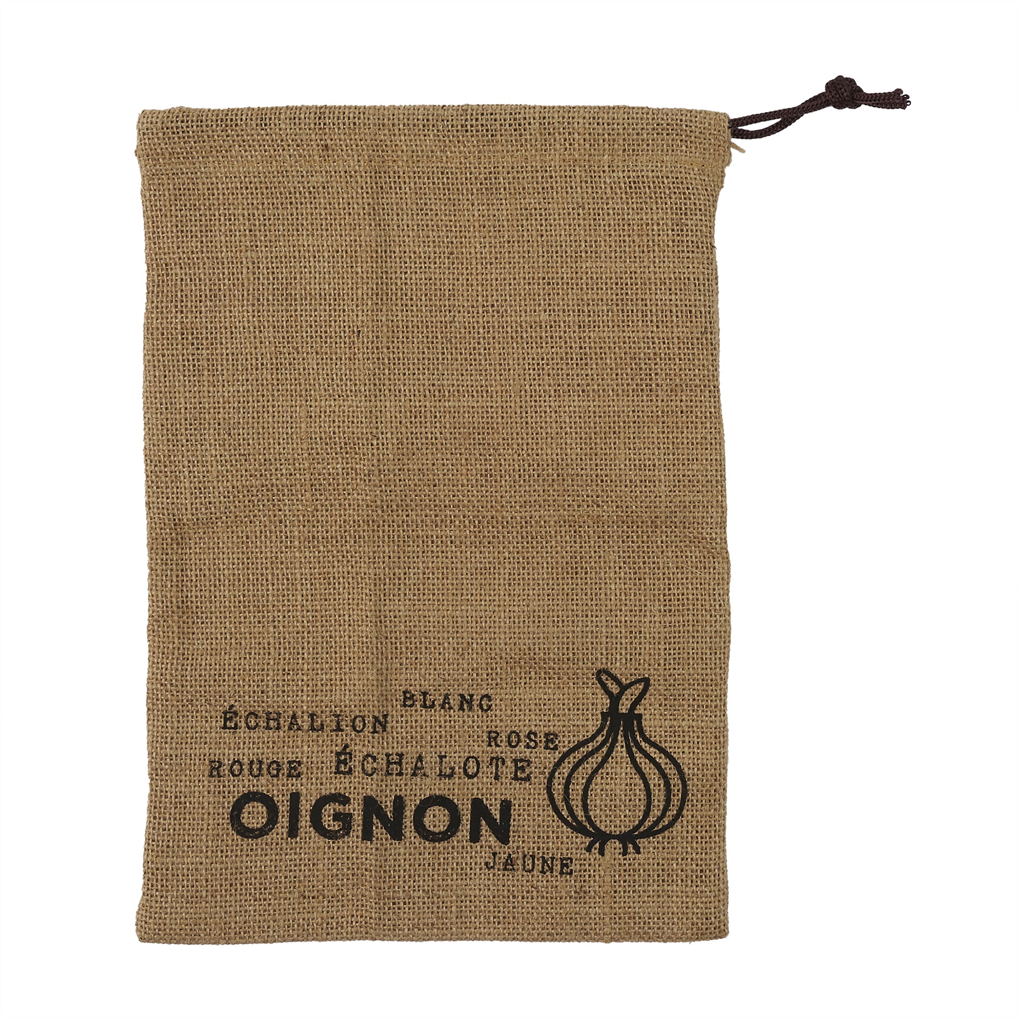 SAC DE CONSERVATION EN TOILE DE JUTE X3