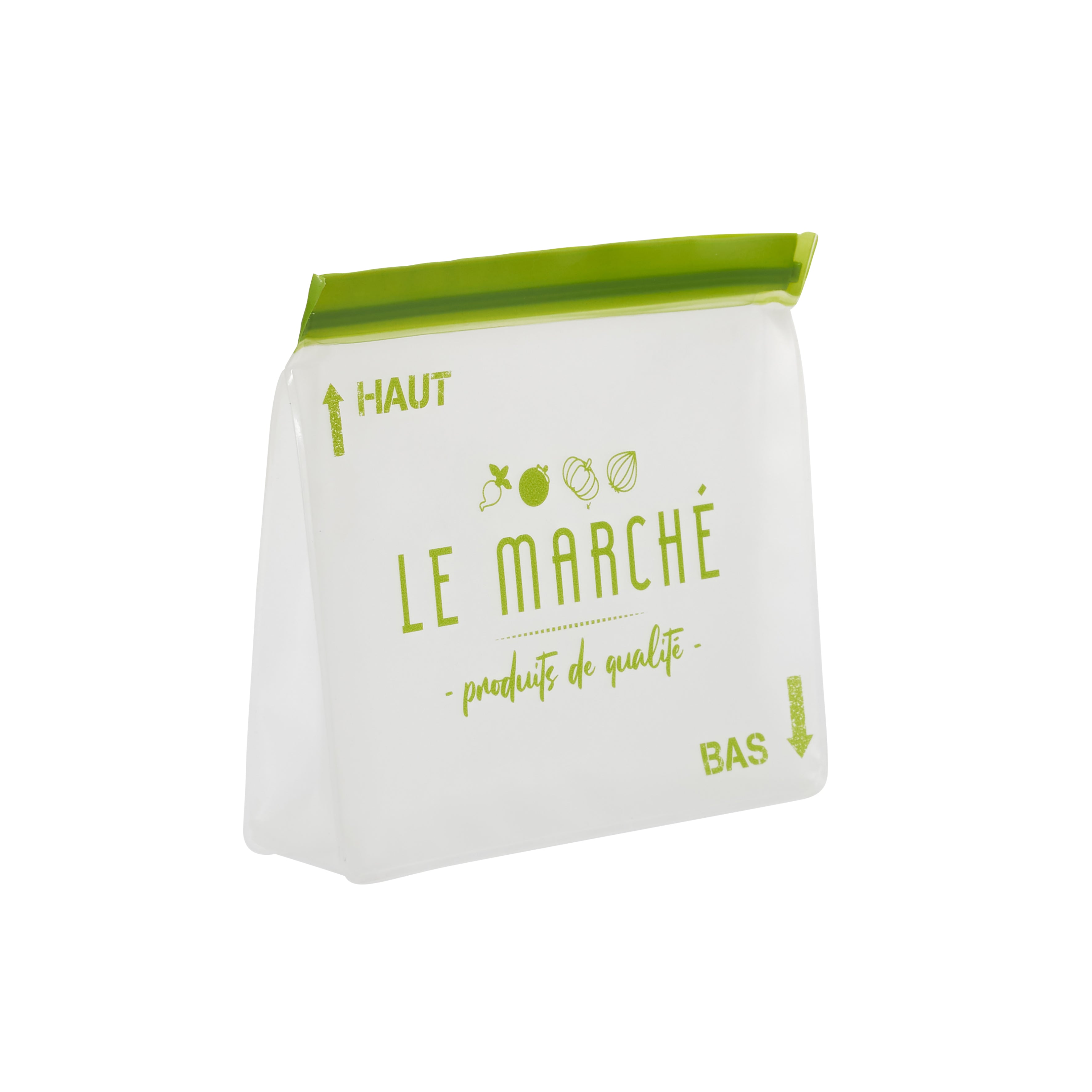 SAC DE CONSERVATION REUTILISABLE IMPRIME X2