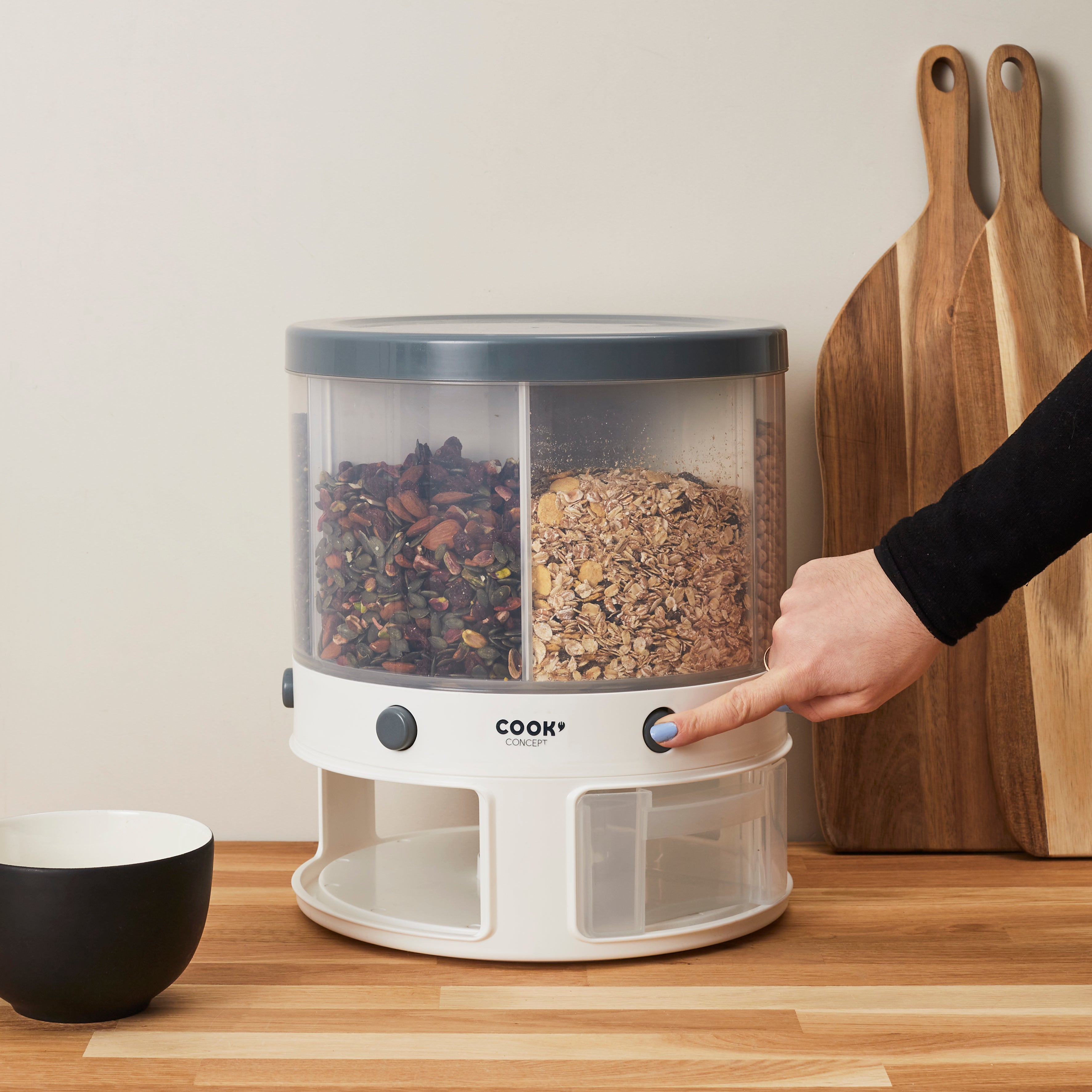 DISTRIBUTEUR 6 COMPARTIMENTS DE 1.5L