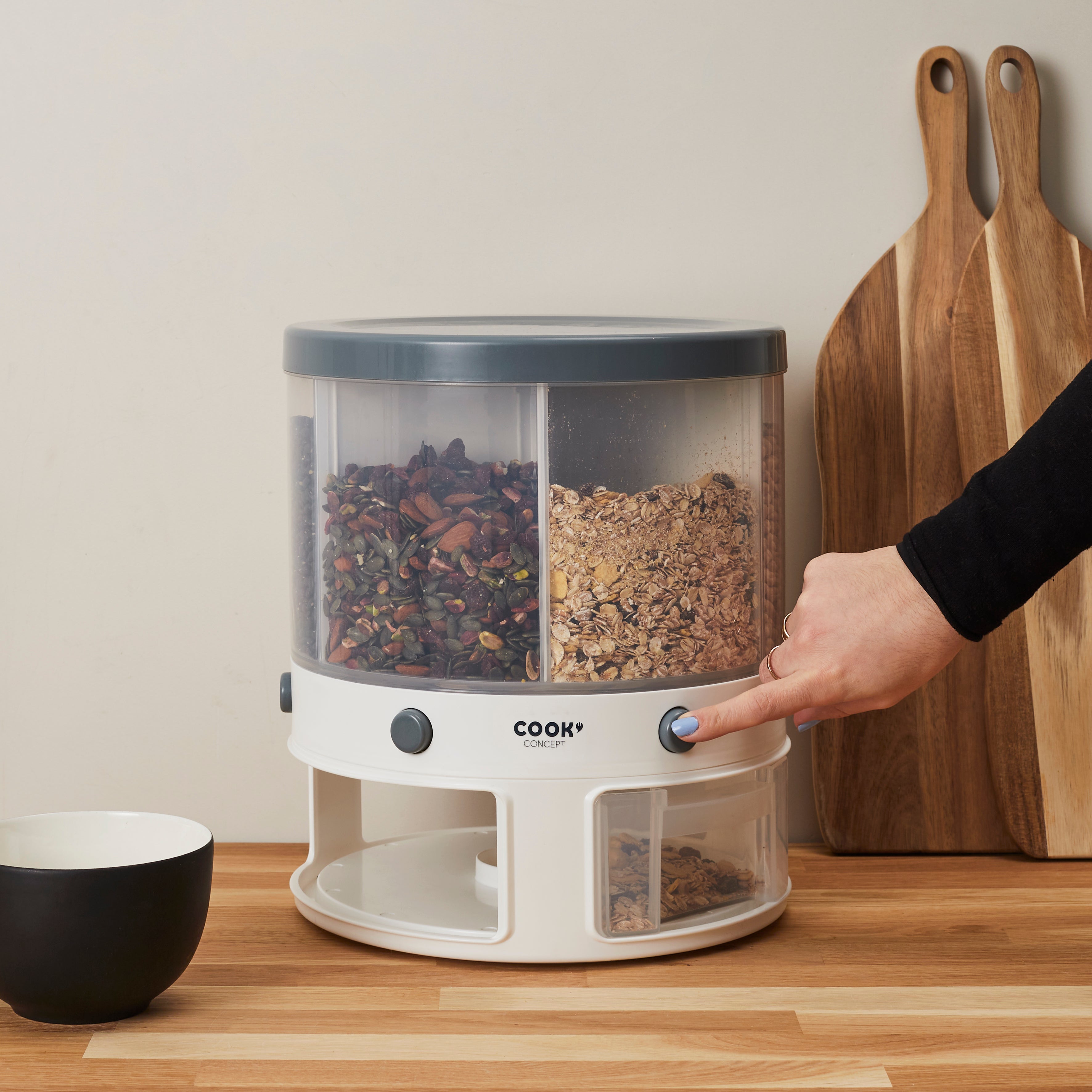 DISTRIBUTEUR 6 COMPARTIMENTS DE 1.5L