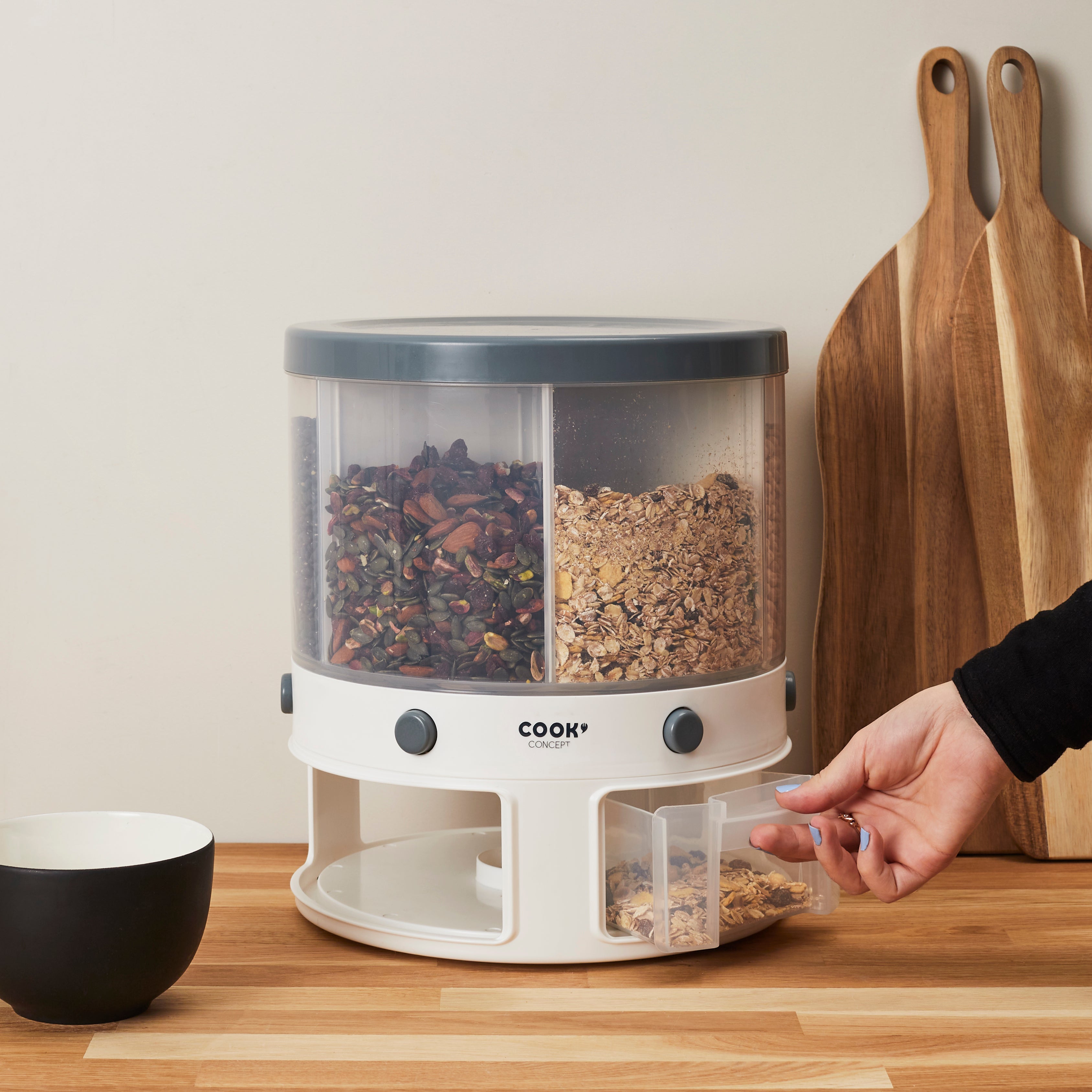 DISTRIBUTEUR 6 COMPARTIMENTS DE 1.5L