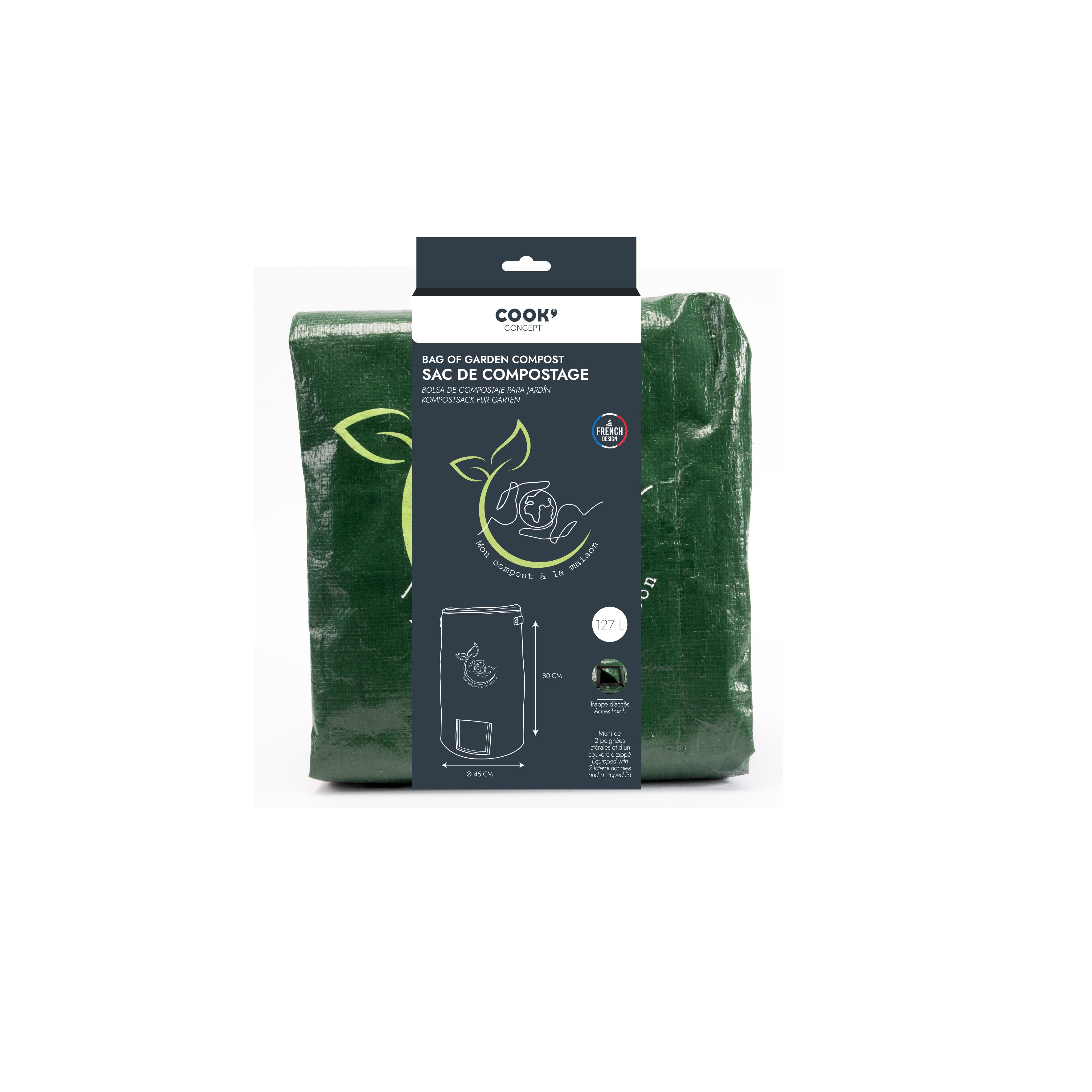 SAC DE COMPOST POUR JARDIN 127L