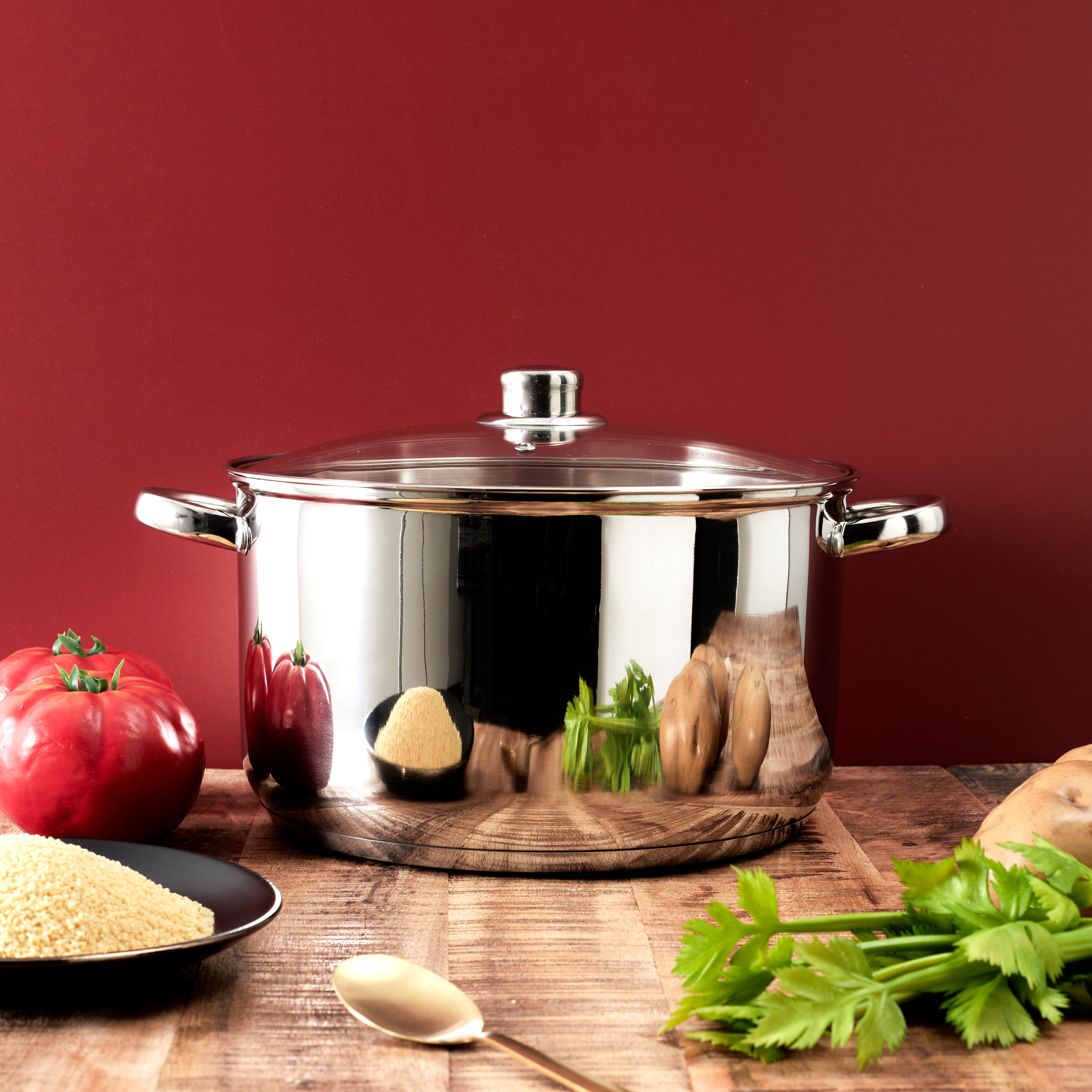 FAITOUT METAL AVEC COUVERCLE INDUCTION 10L
