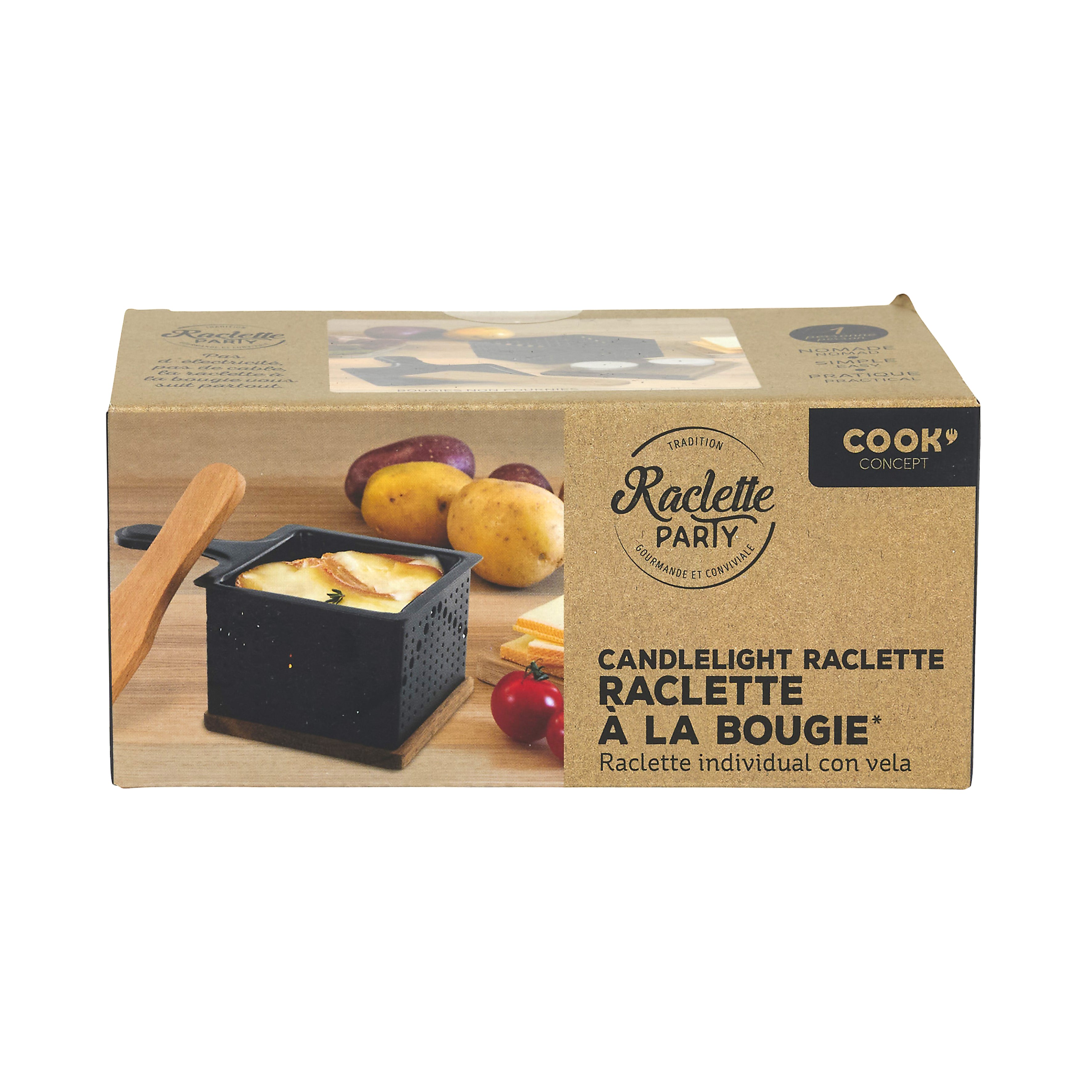 RACLETTE INDIVIDUELLE A LA BOUGIE