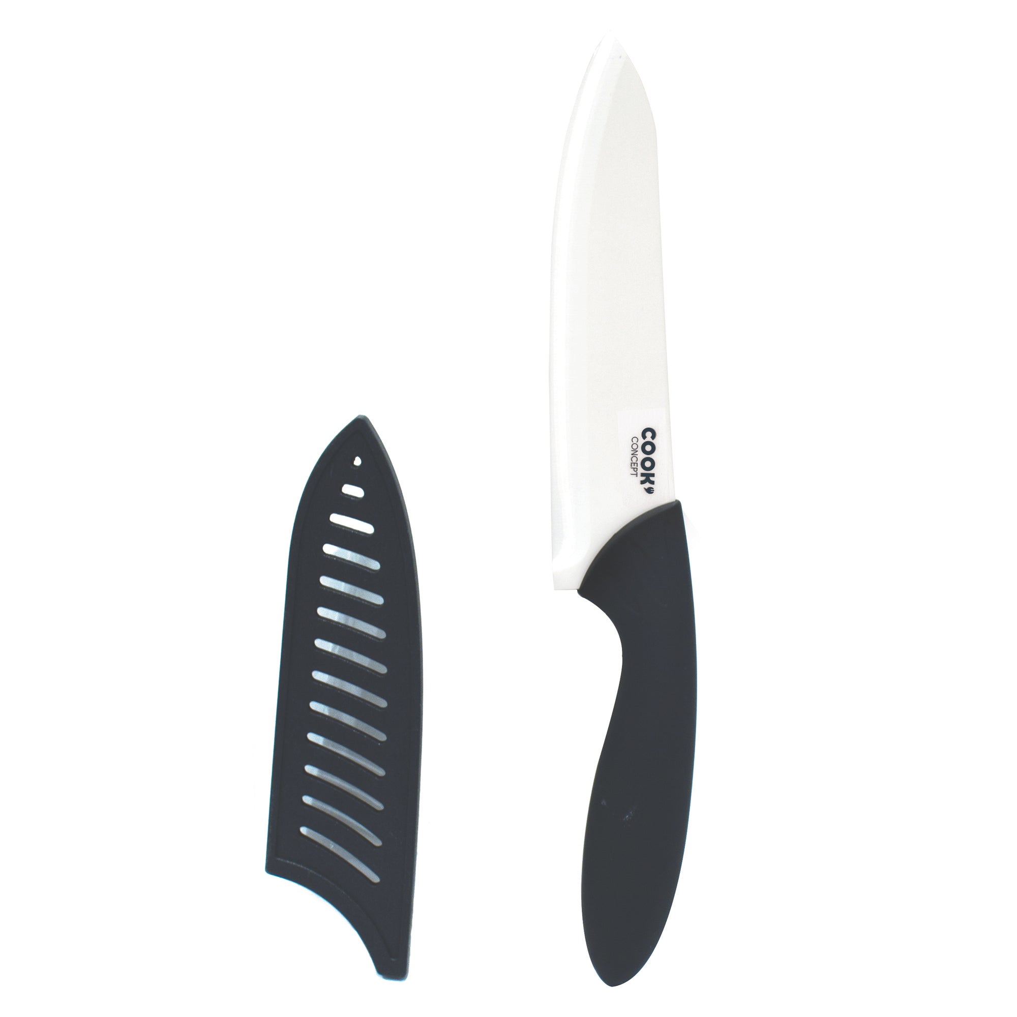 COUTEAU CERAMIQUE 12.5CM MANCHE SOFT AVEC ETUI