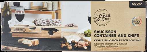 CAVE A SAUCISSON ET COUTEAU