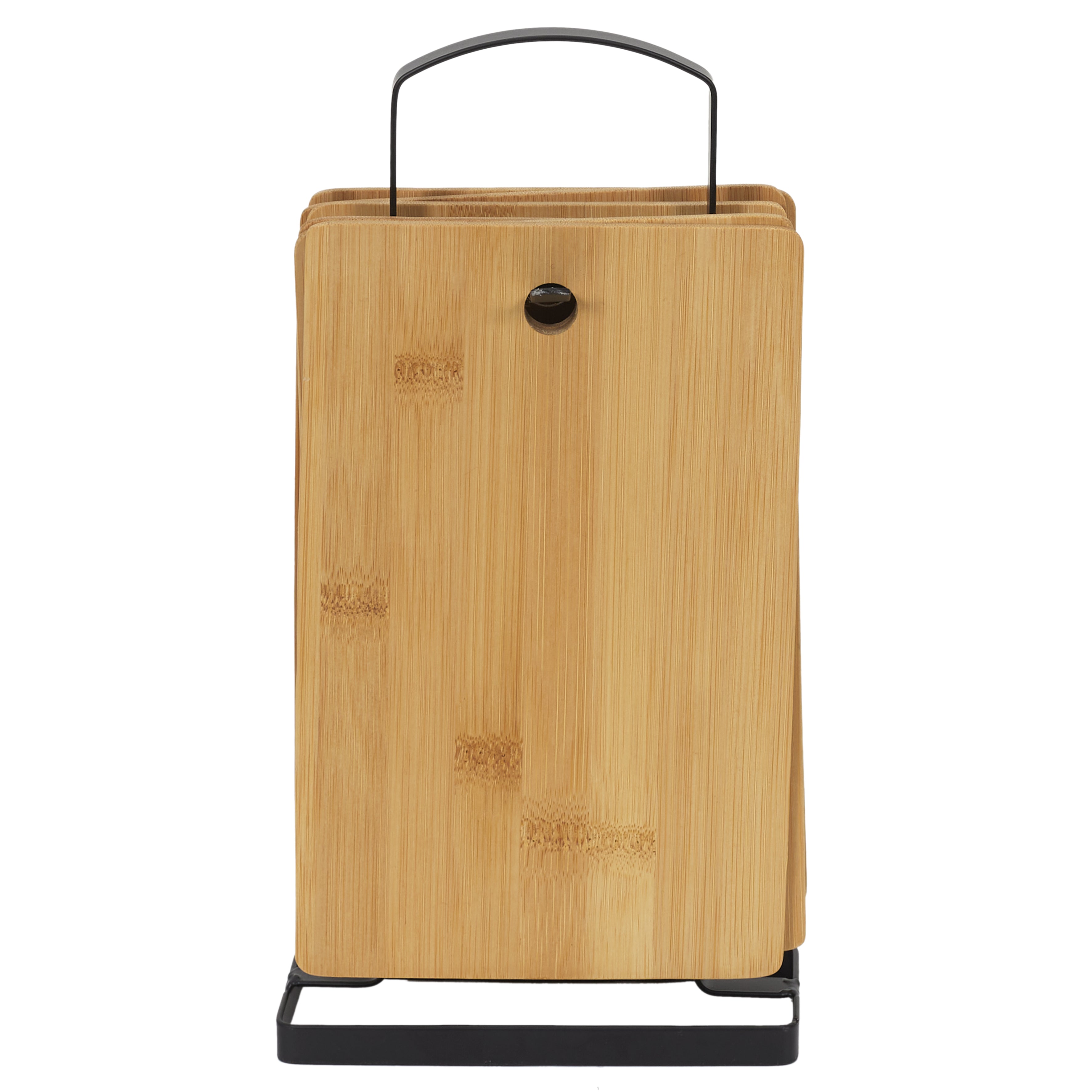 PLANCHE A DECOUPER BAMBOU X6 AVEC SOCLE METAL