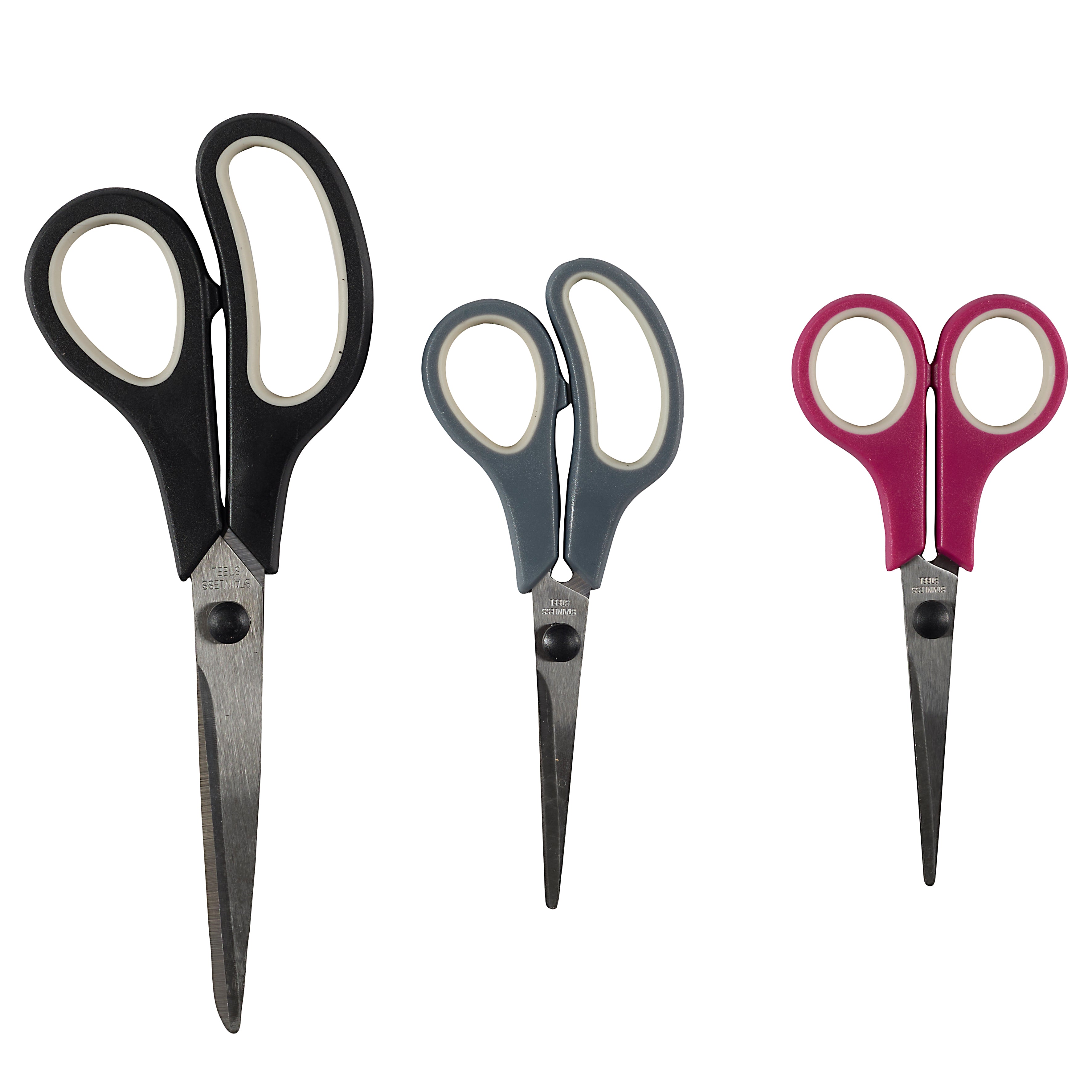 PAIRE DE CISEAUX X3 14 17 21CM