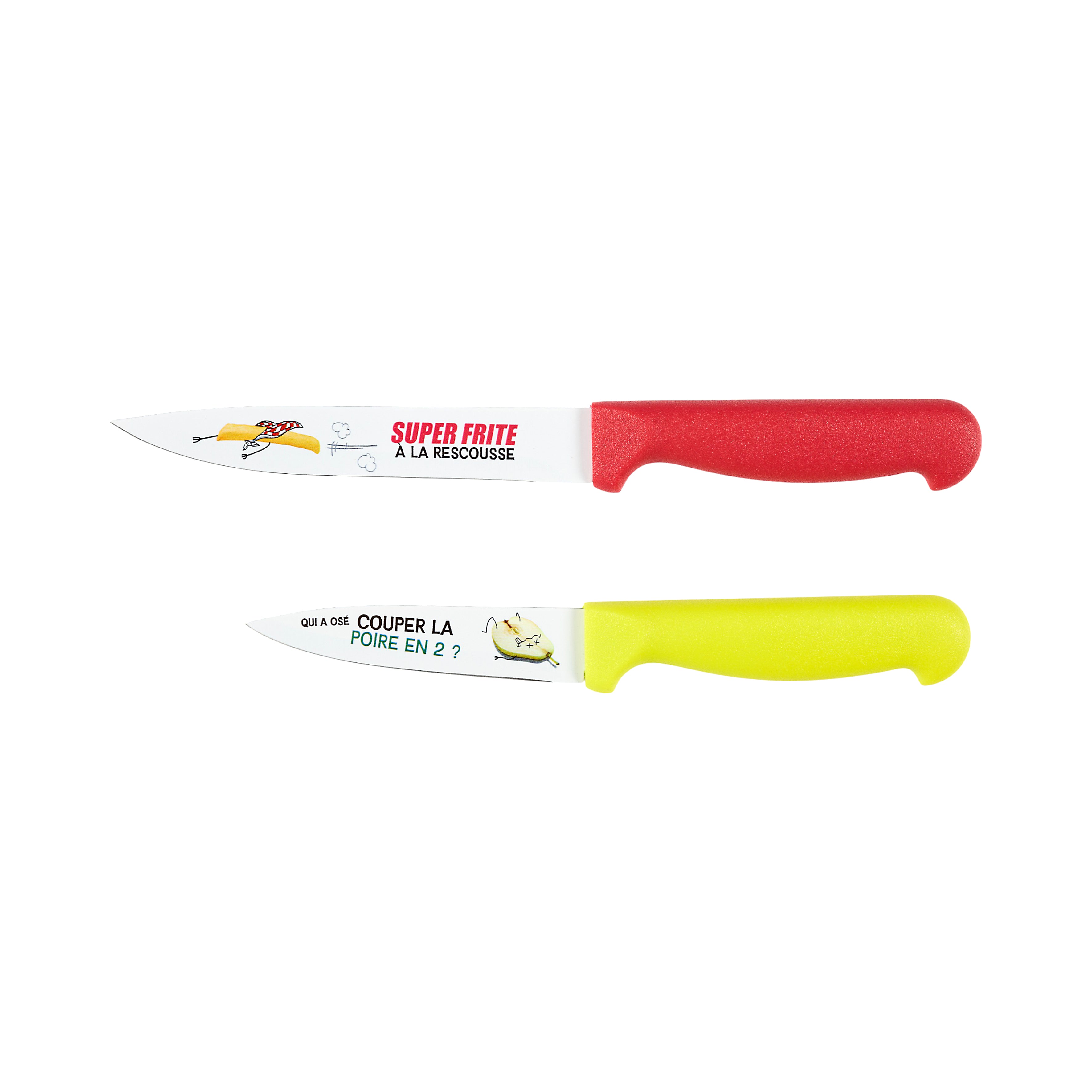 COUTEAU X2 OFFICE ET UNIVERSEL INOX LUDIQUE