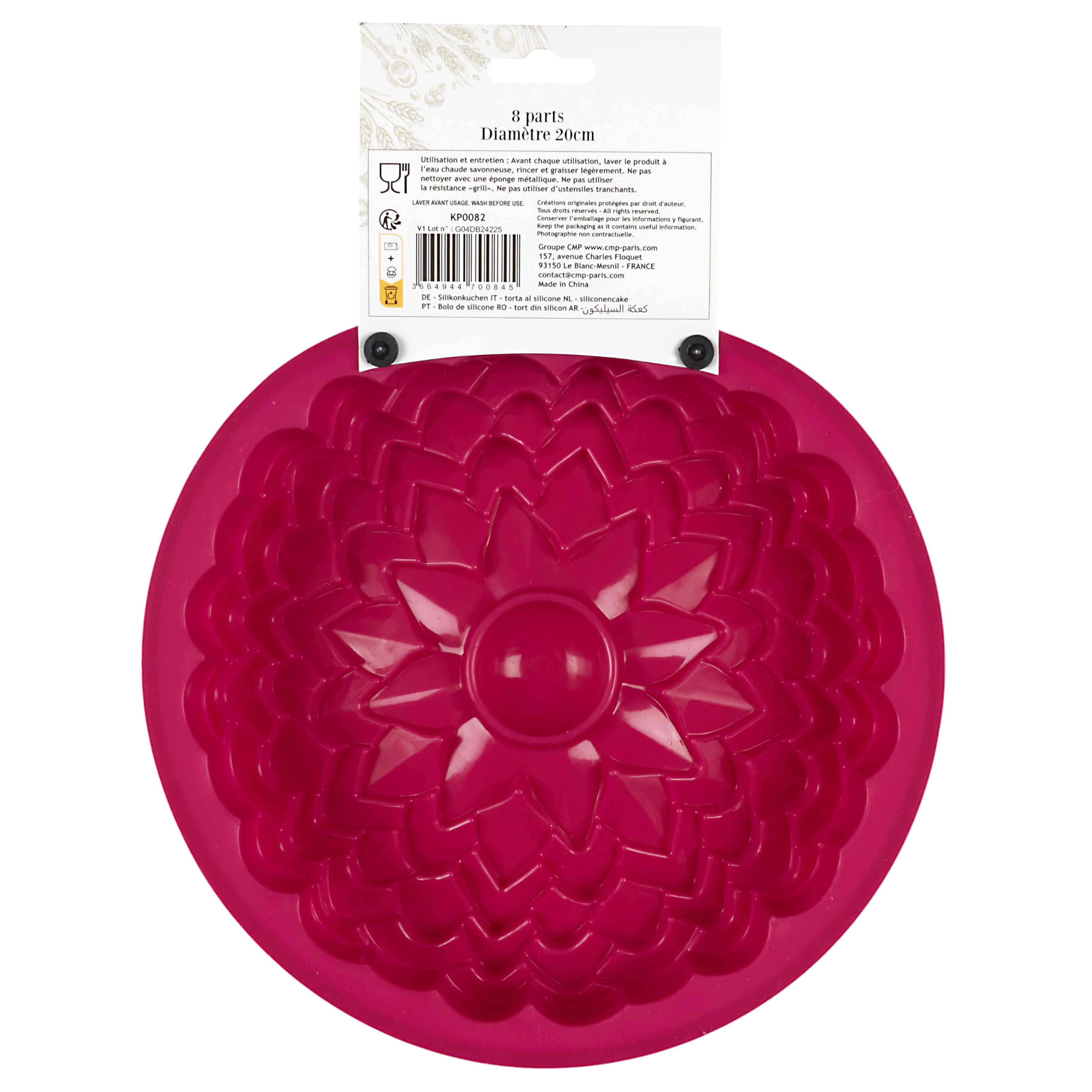 MOULE SILICONE DAHLIA D22,5CM