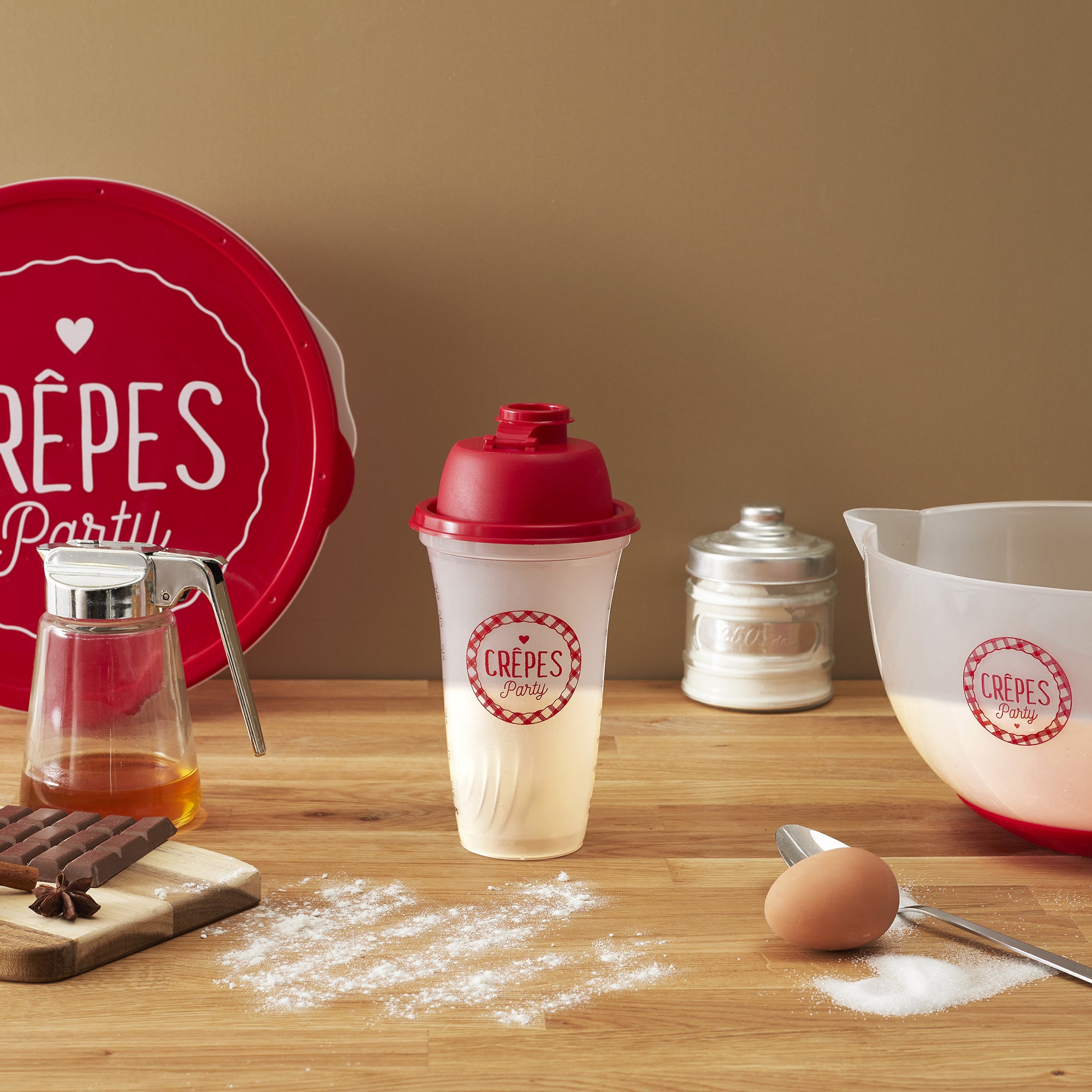 SHAKER PATE A CREPES CHANDELEUR