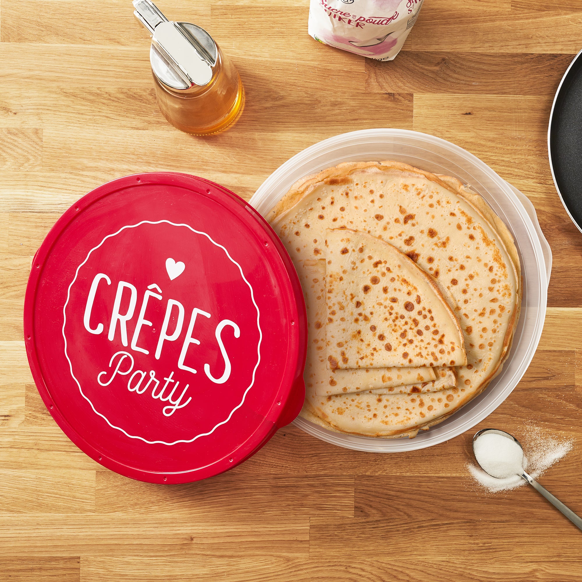 BOITE DE CONSERVATION CREPES D28CM