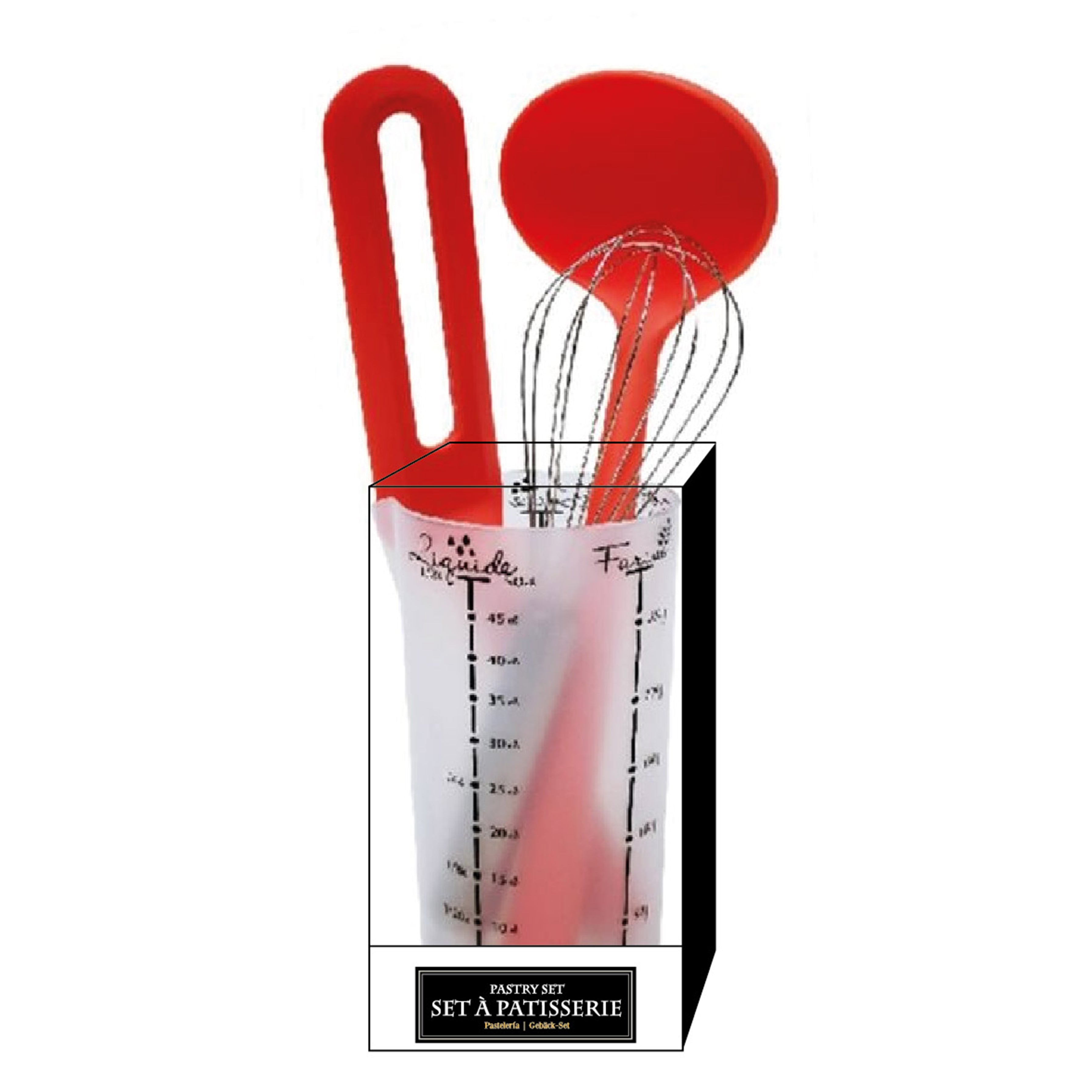 SET 3 USTENSILES AVEC VERRE DOSEUR