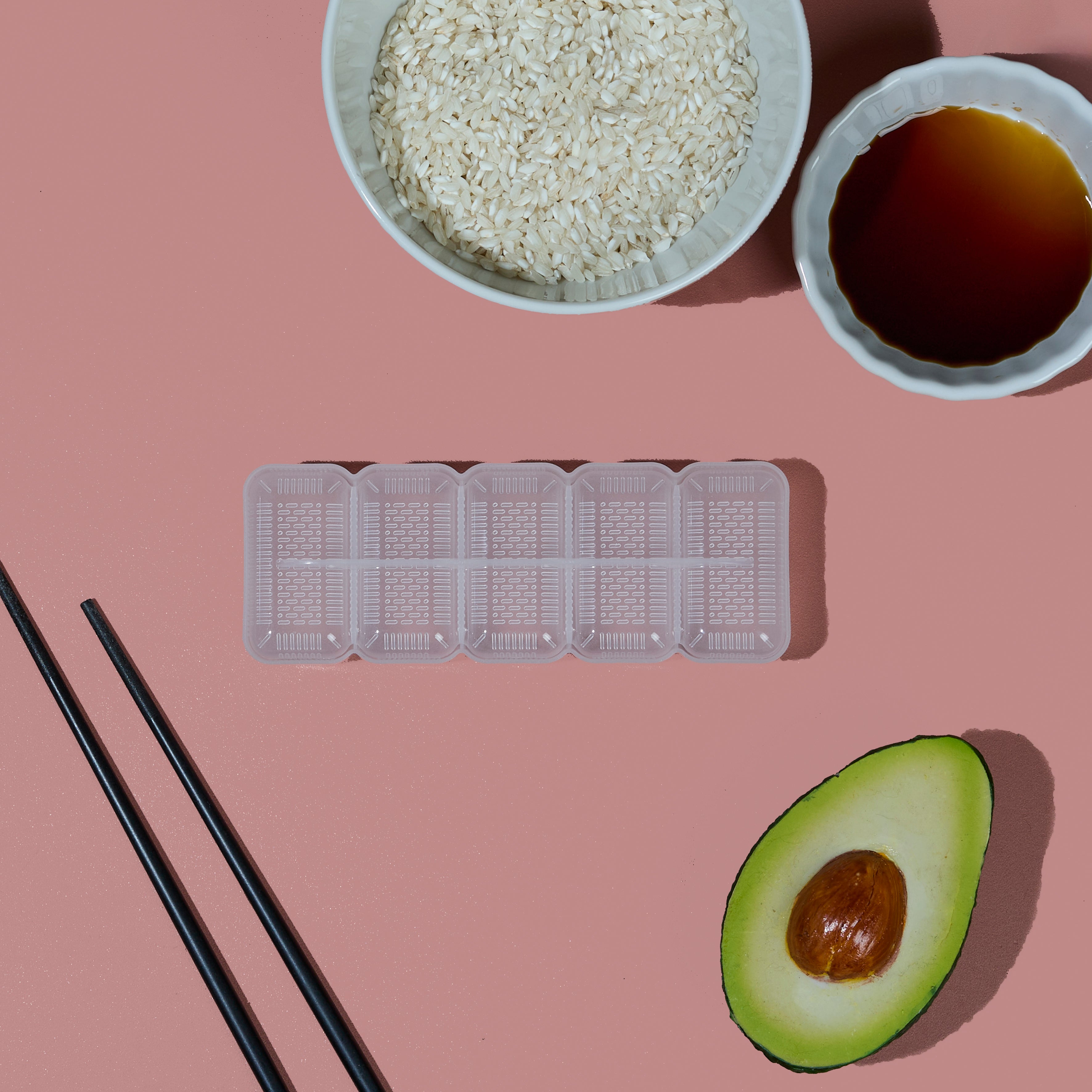MOULE SUSHI 5 BOULES DE RIZ KAWAII