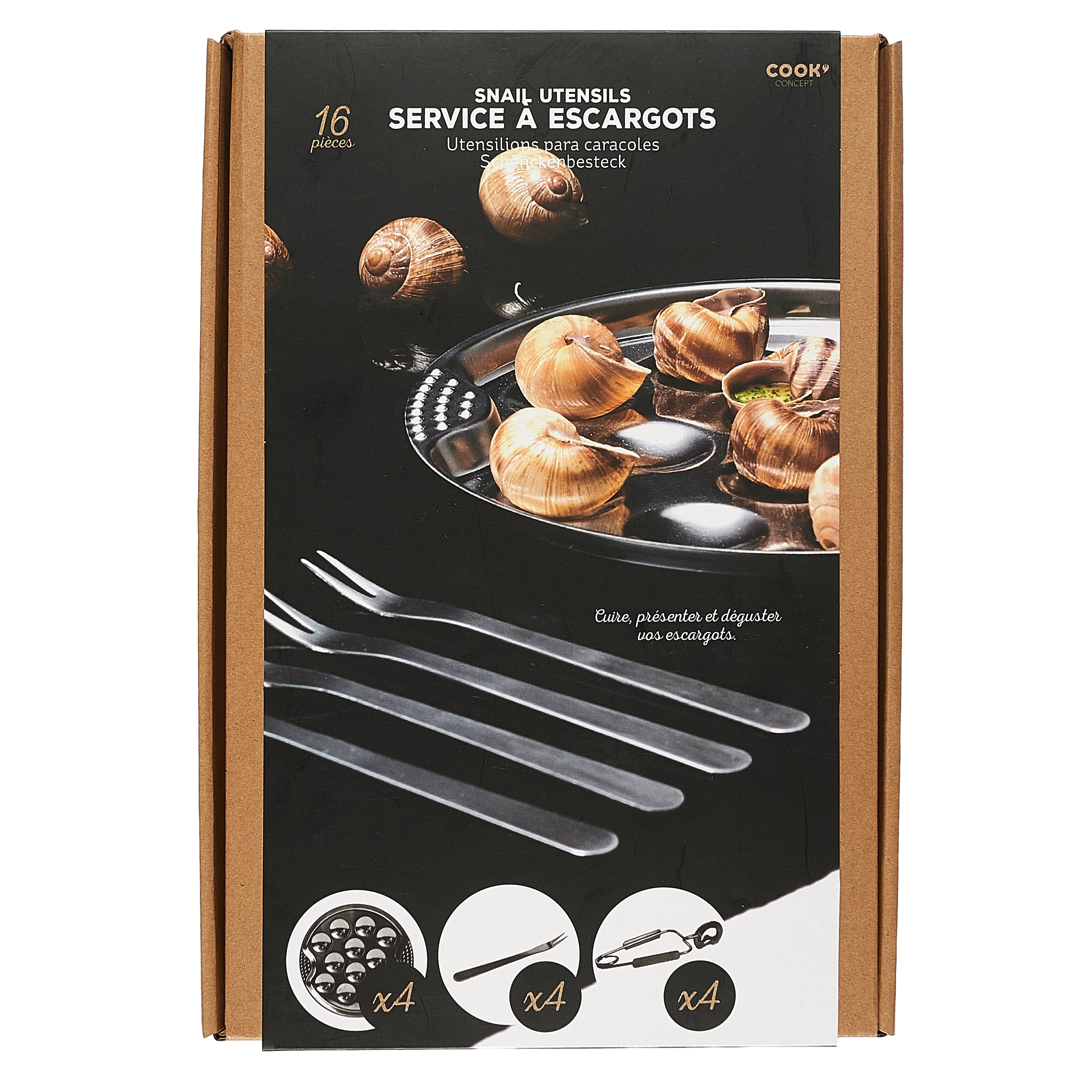 USTENSILE A ESCARGOTS X12