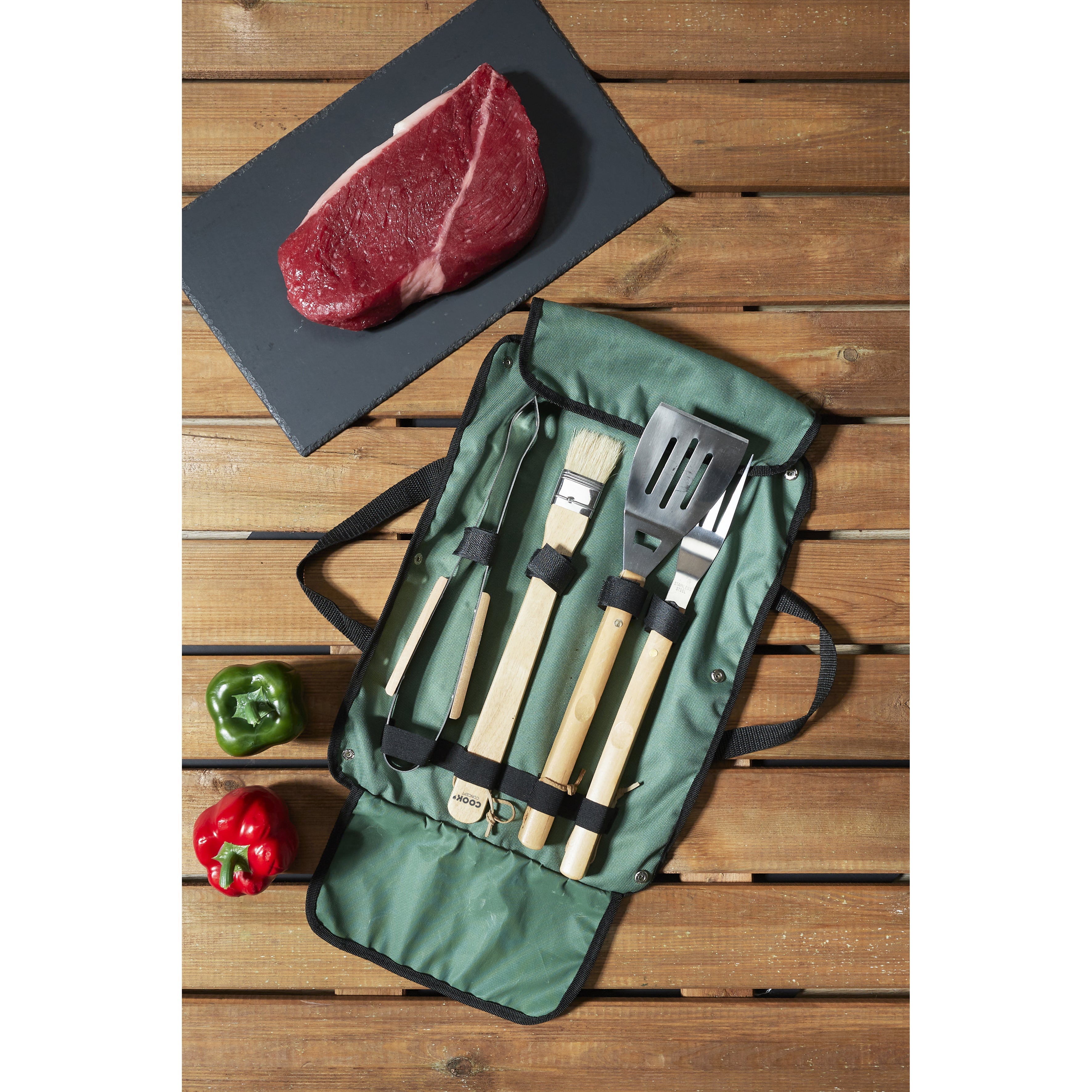 USTENSILE BARBECUE X4