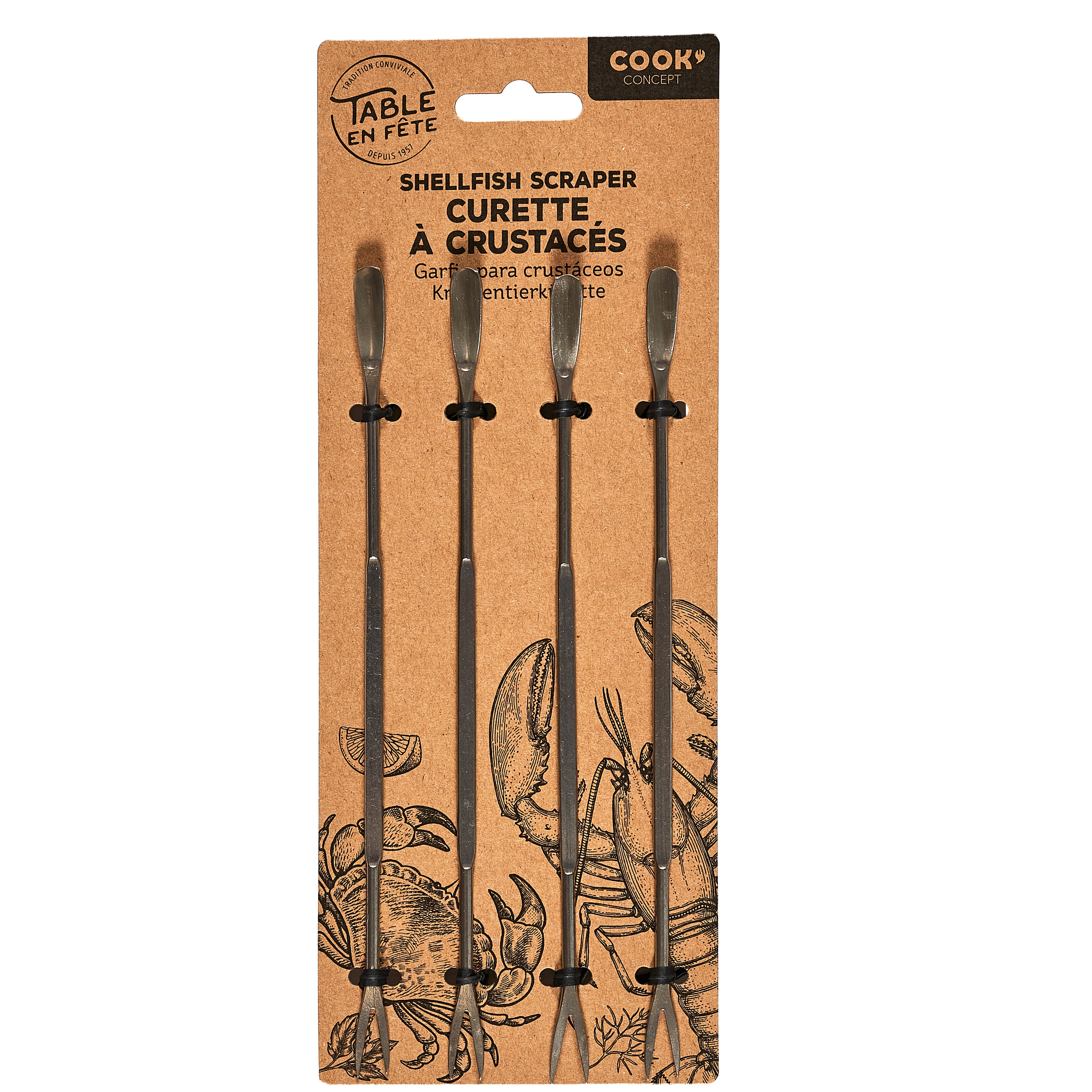 CURETTE A CRUSTACES X4