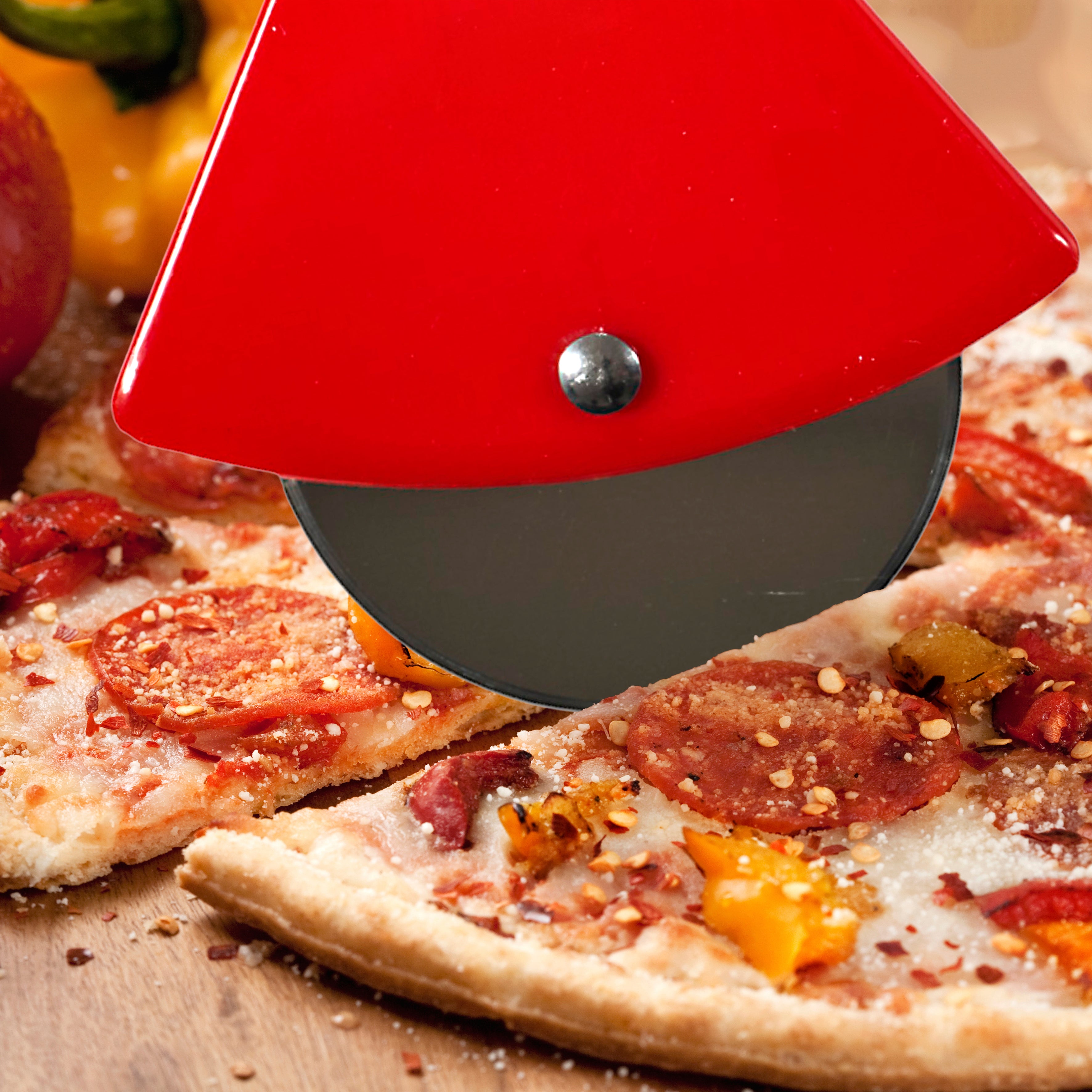 ROULETTE A PIZZA EN FORME DE HACHE