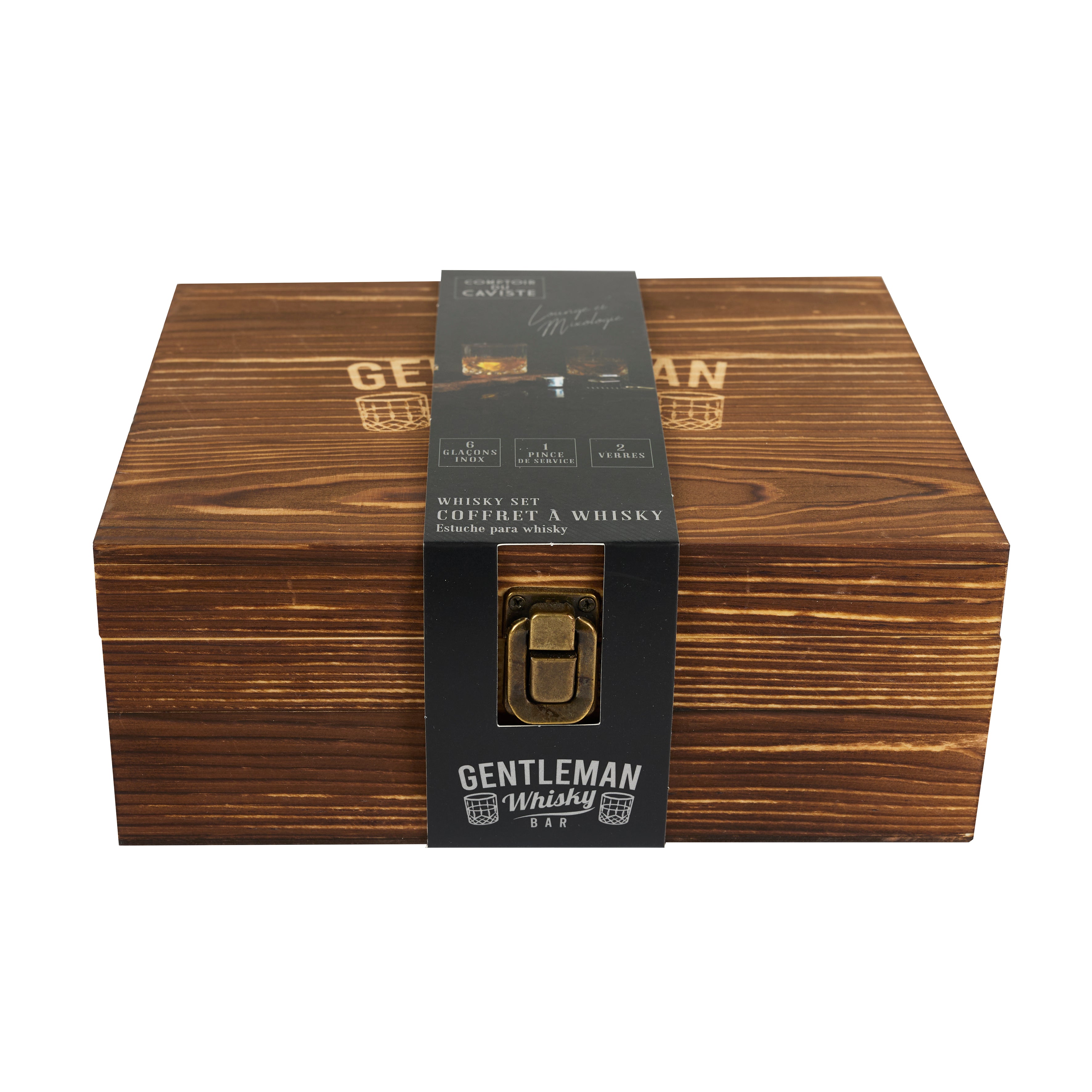 COFFRET WHISKY GENTLEMAN 10 PCS