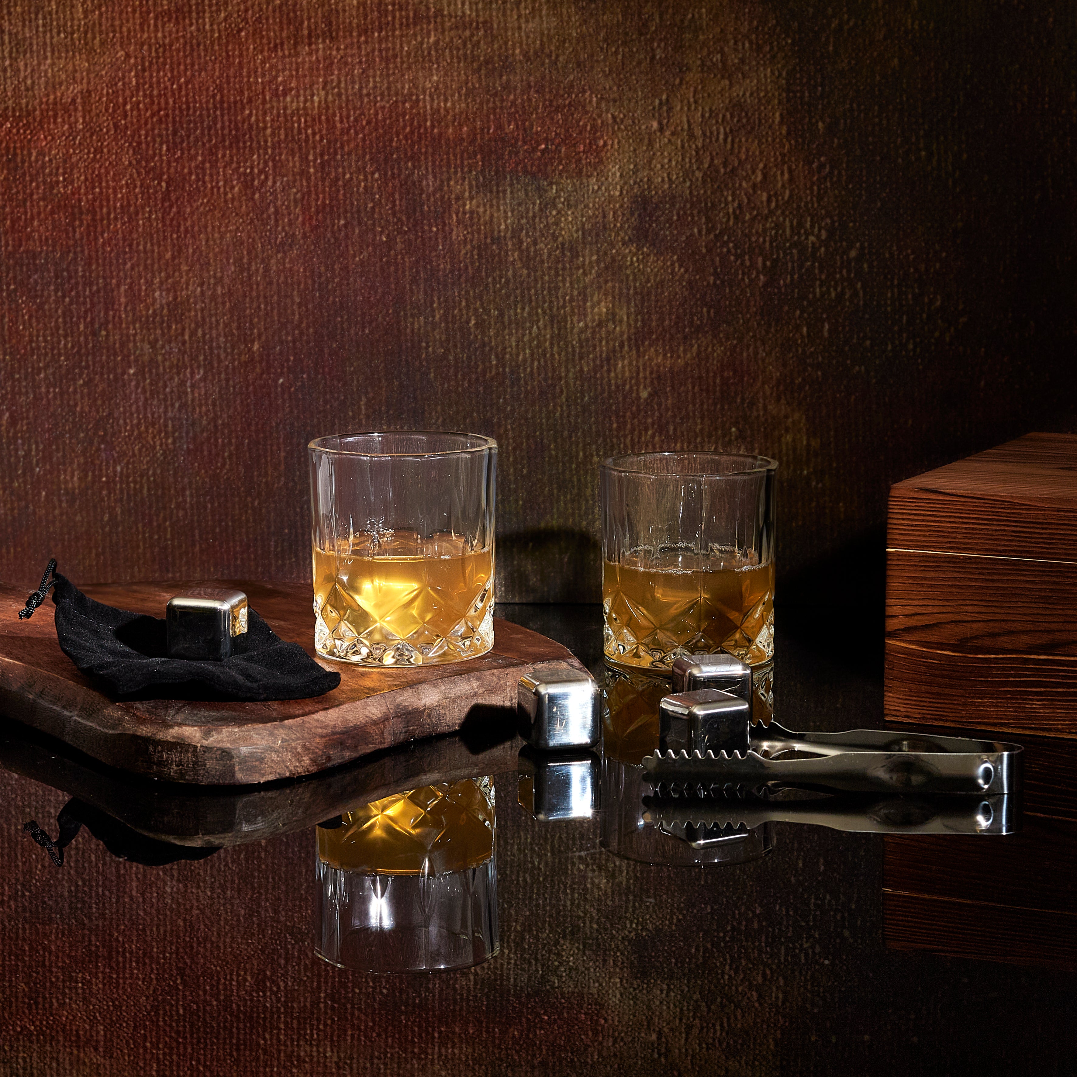 COFFRET WHISKY GENTLEMAN 10 PCS