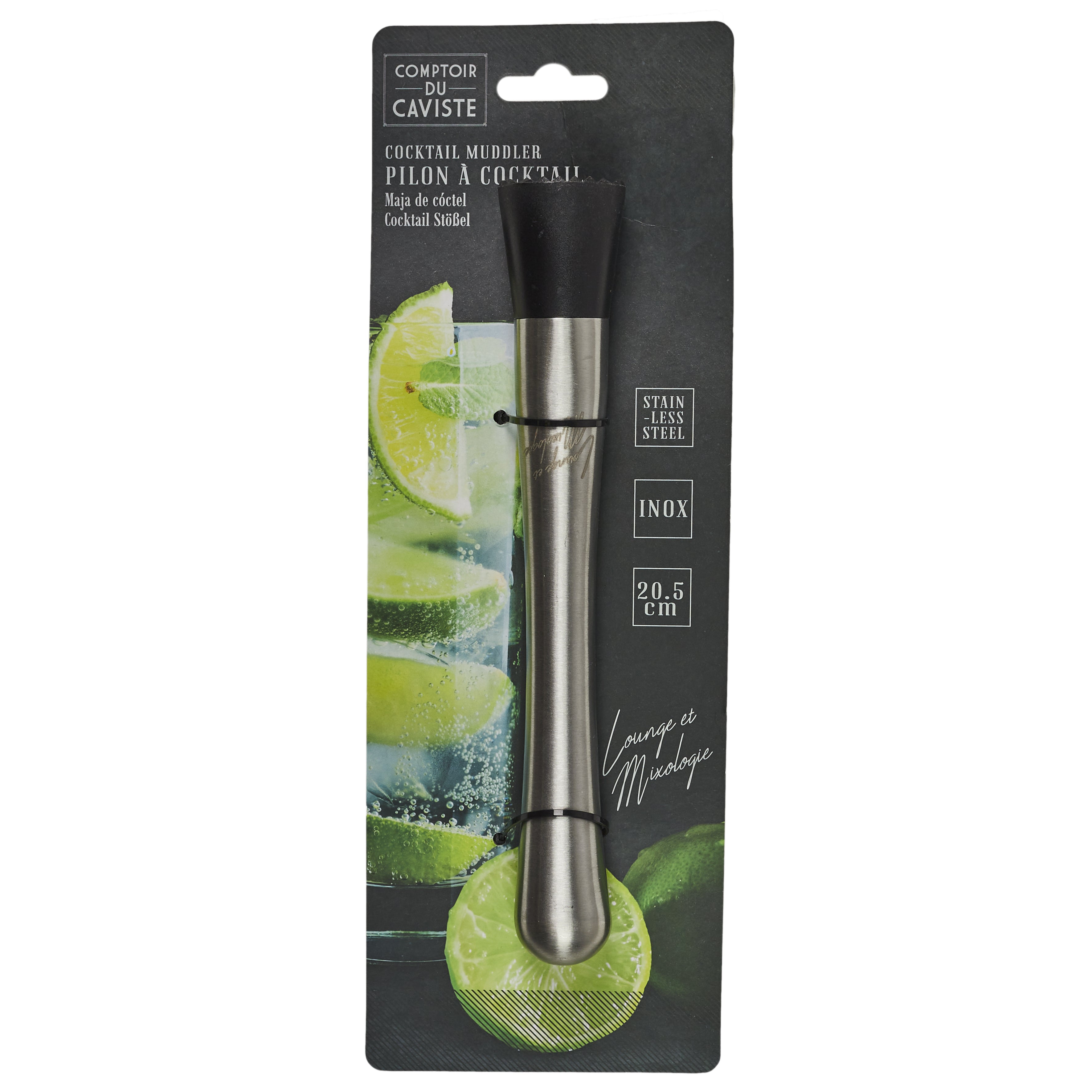PILON A COCKTAIL INOX 20.5CM