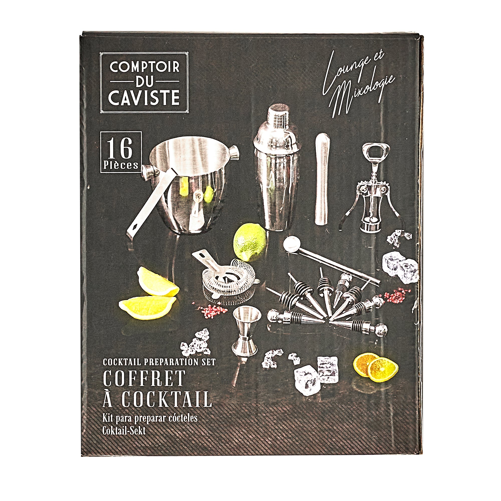 SET A COCKTAIL 16 ACCESSOIRES