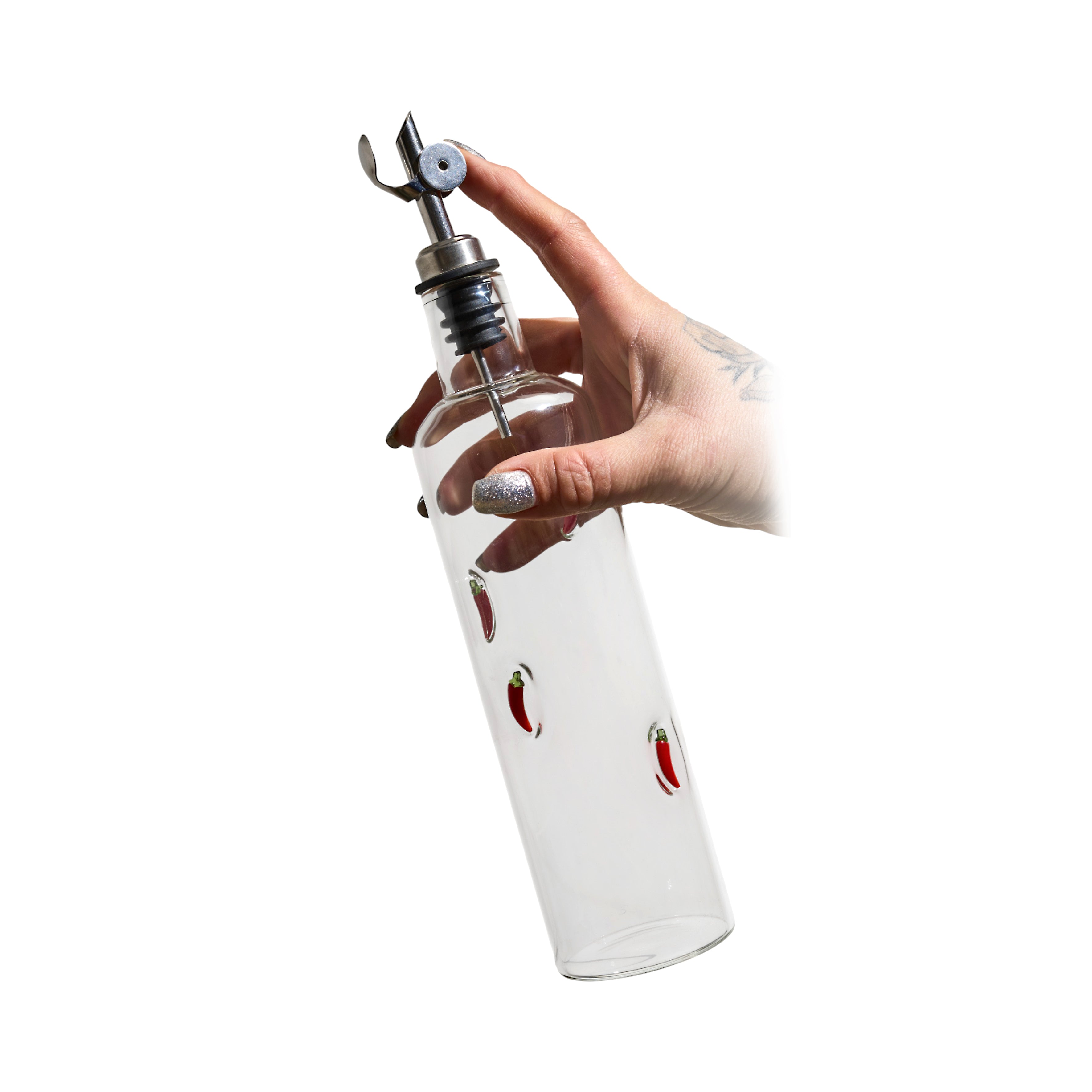 HUILIER AVEC BEC VERSEUR DESIGN PIMENT 50CL