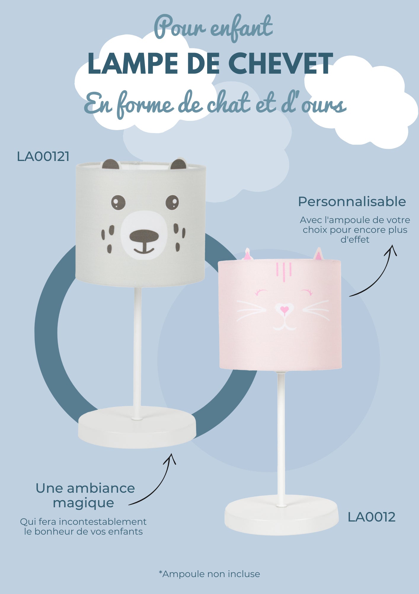 LAMPE ENFANT OURS