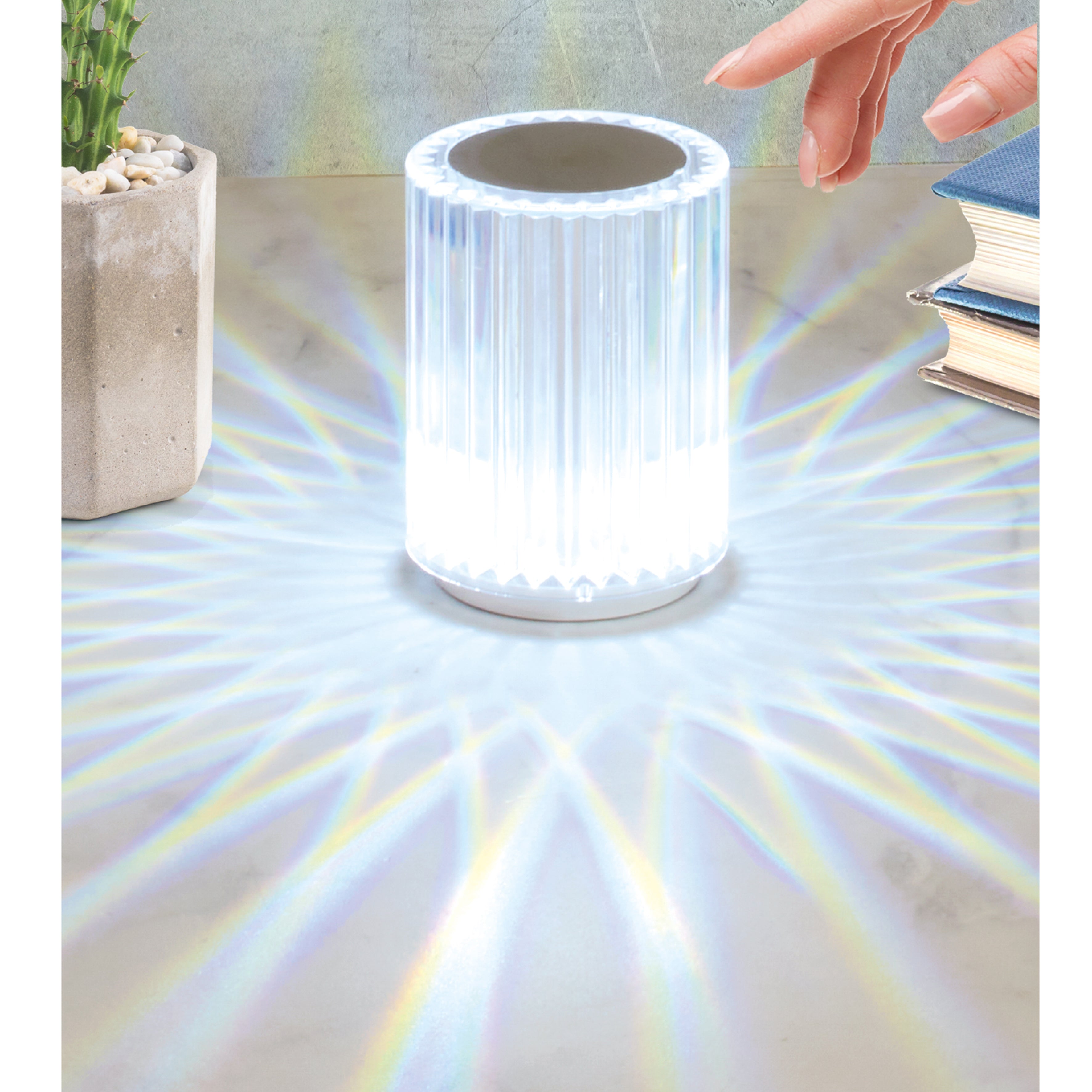 LAMPE TACTILE RECHARGEABLE LUMIERE BLANCHE