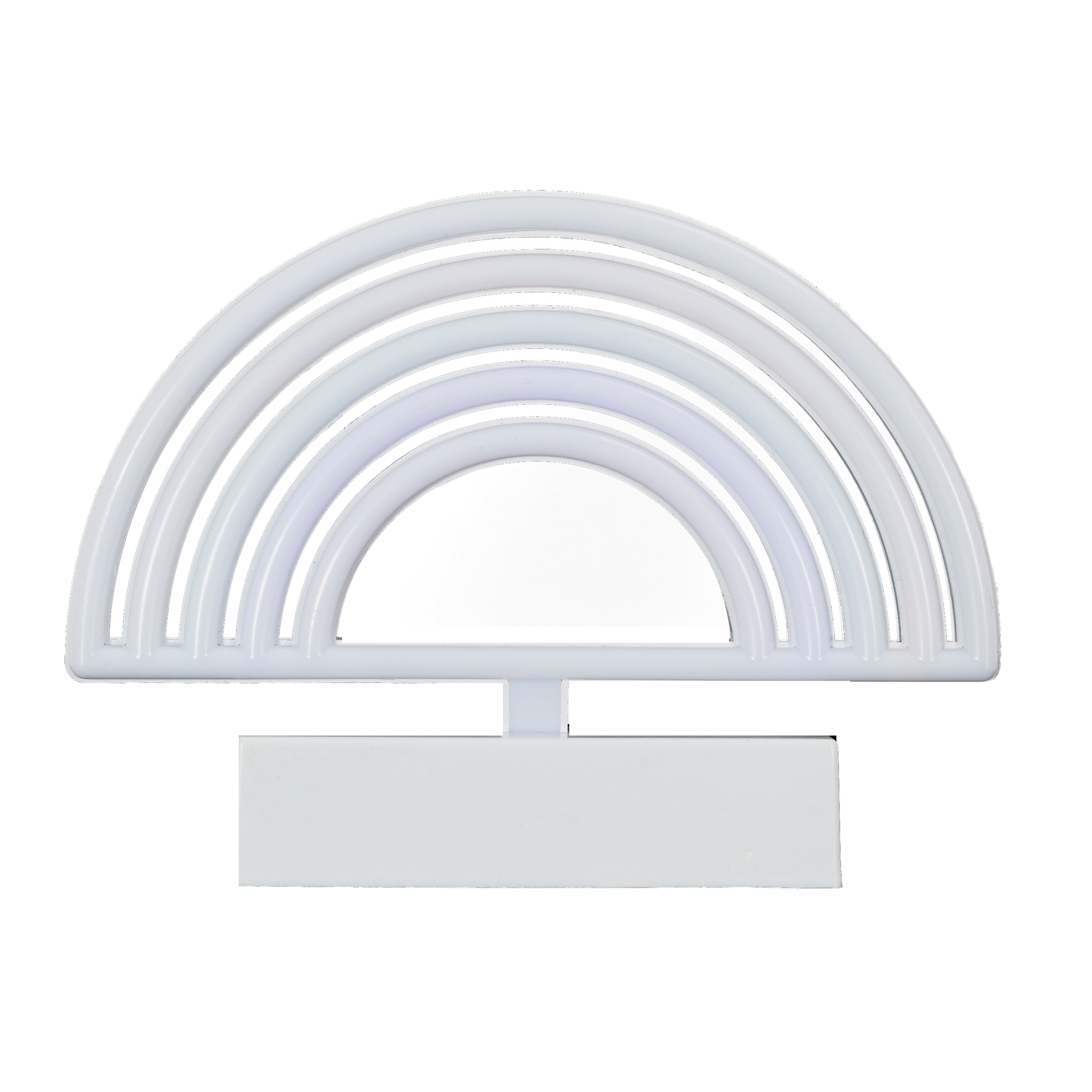 LAMPE LED EFFET NEON ARC EN CIEL A PILES