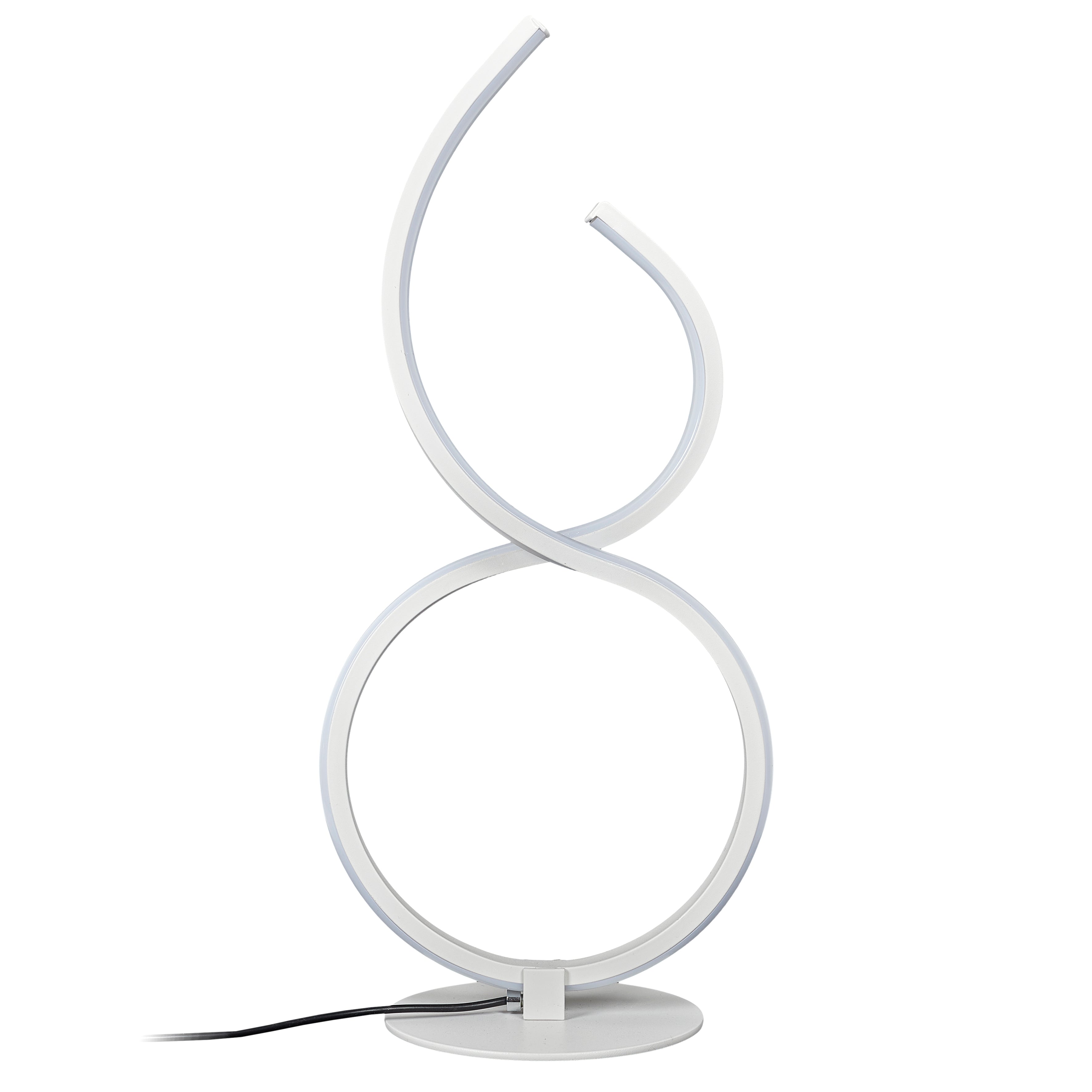 LAMPE LED DESIGN BLANC