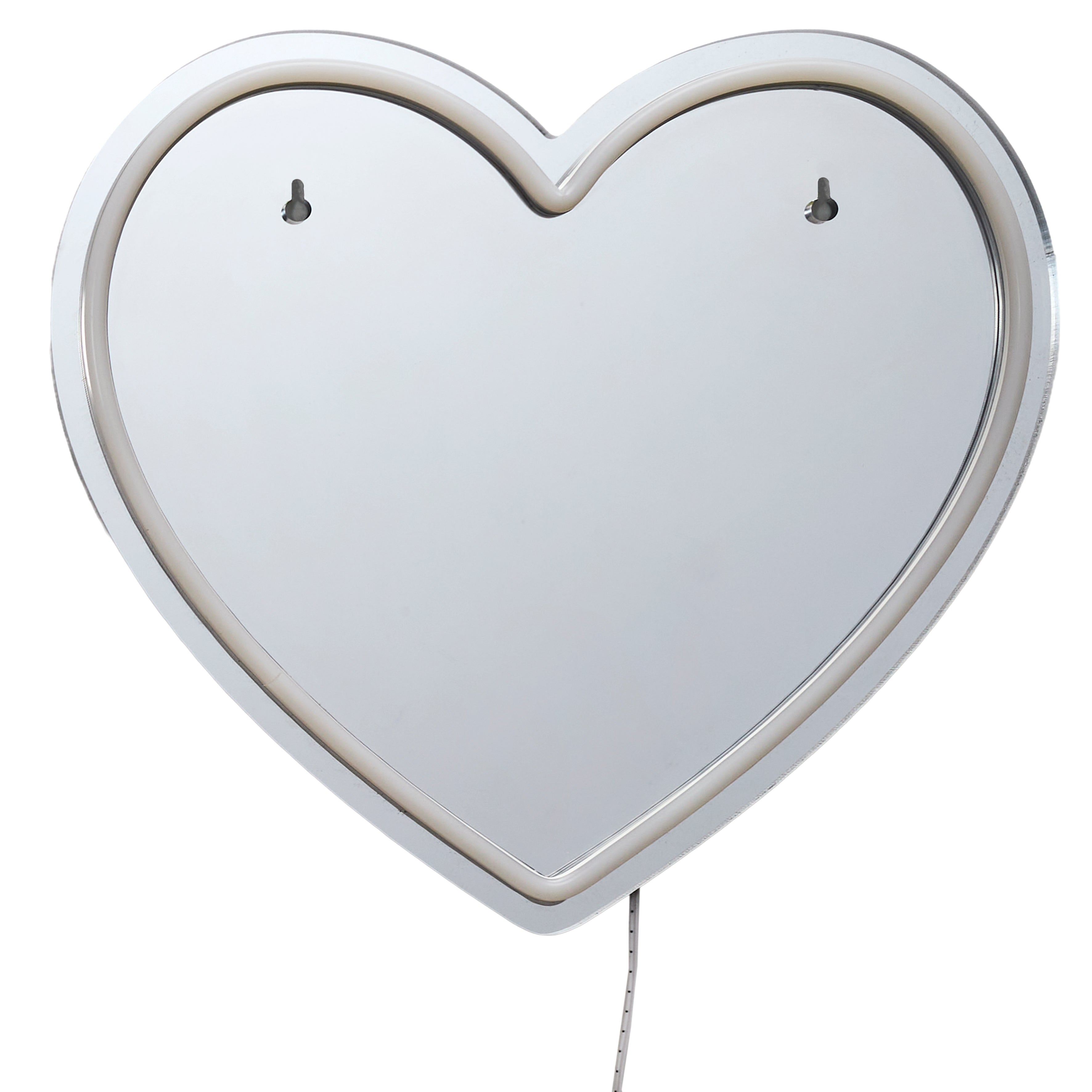 MIROIR LED EFFET NEON COEUR