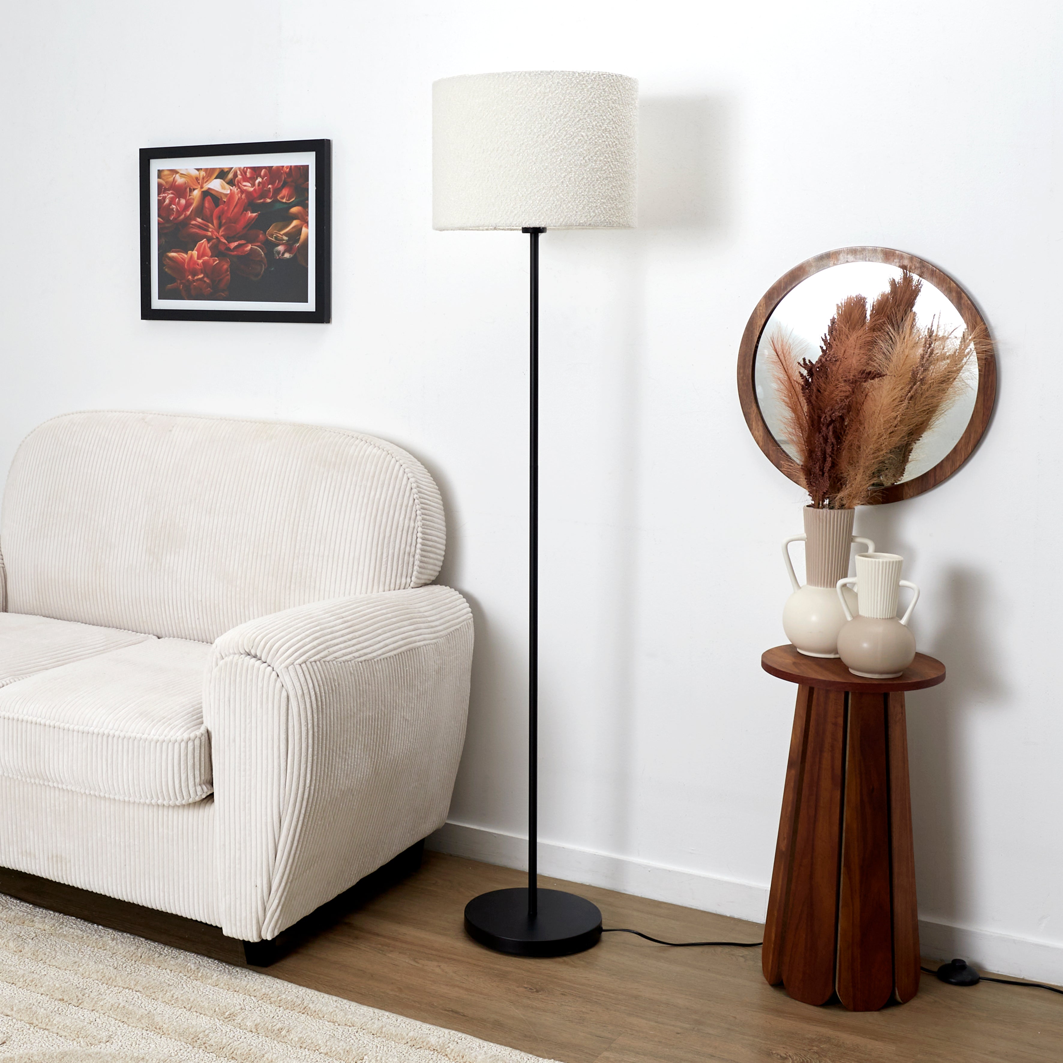 LAMPADAIRE ABATJOUR BOUCLETTE