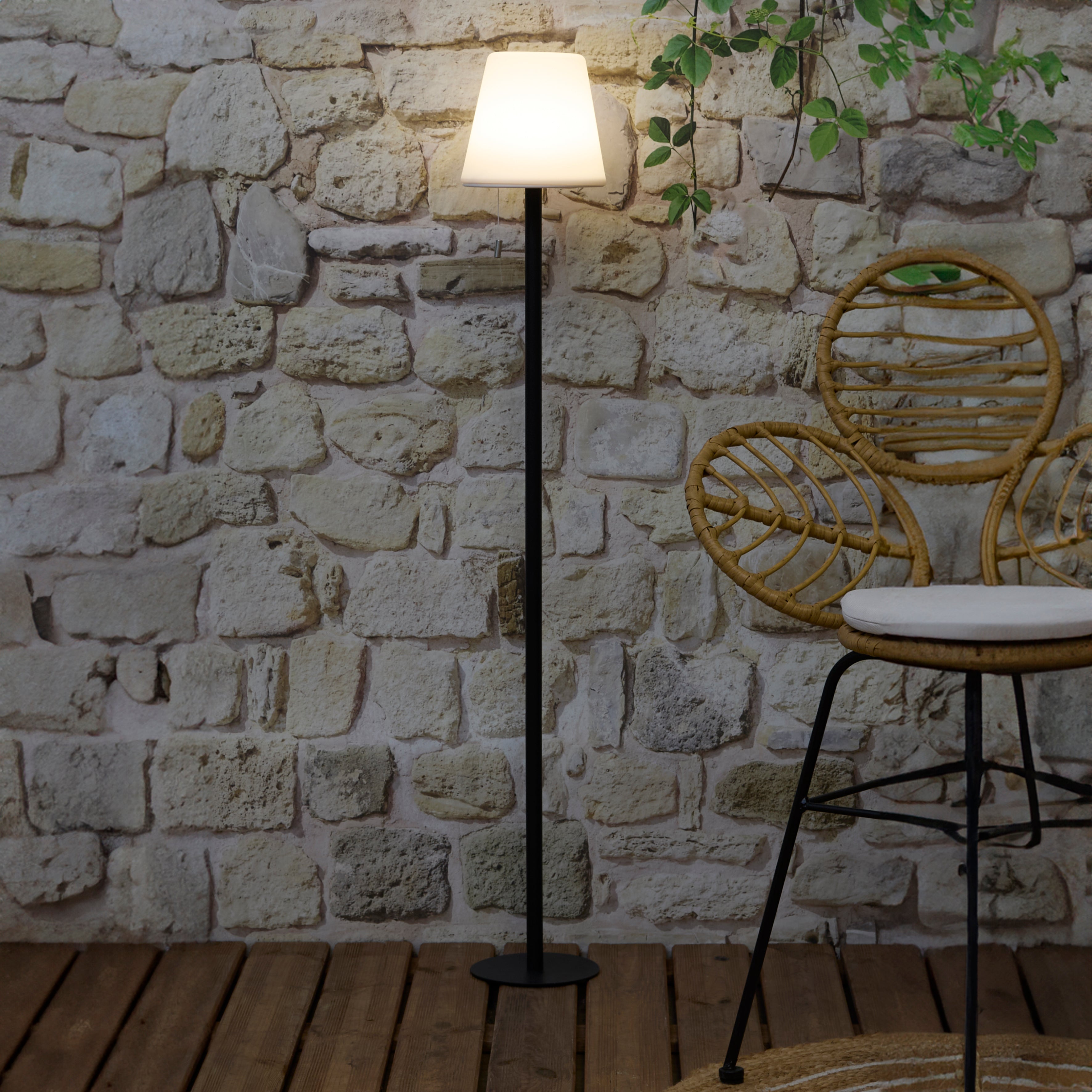 LAMPADAIRE RECHARGEABLE RGB H1M60